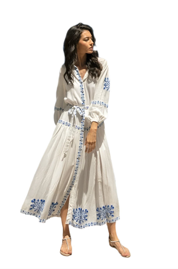 JM Katerina Dress Blue O/S