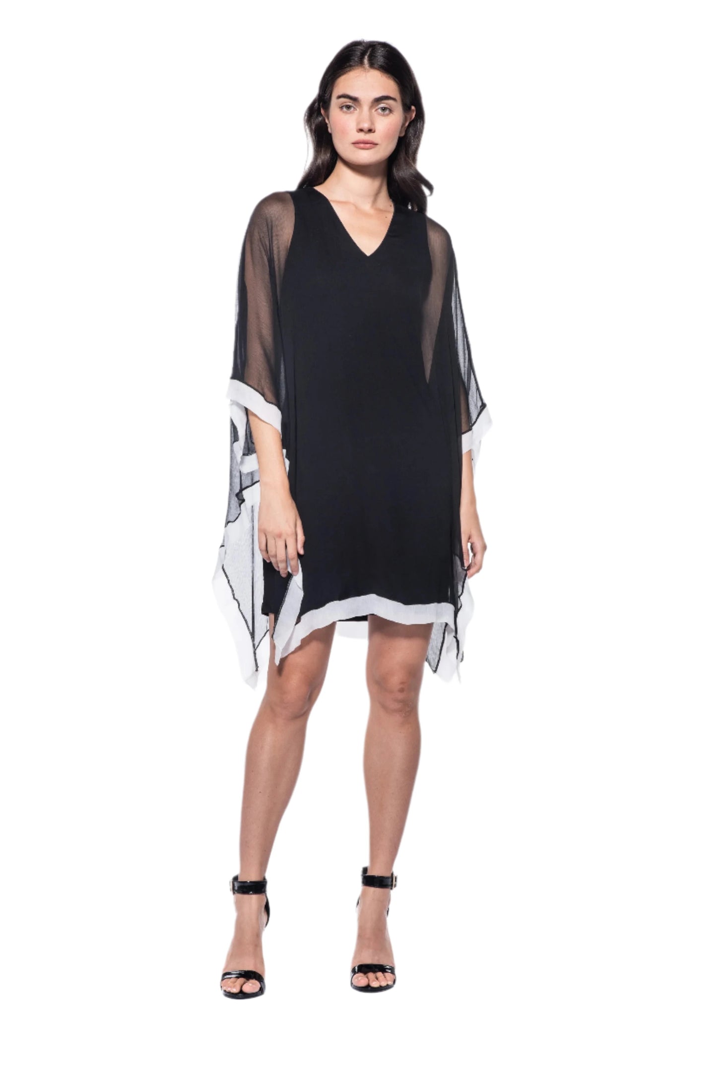 1200 Dress - Black/White