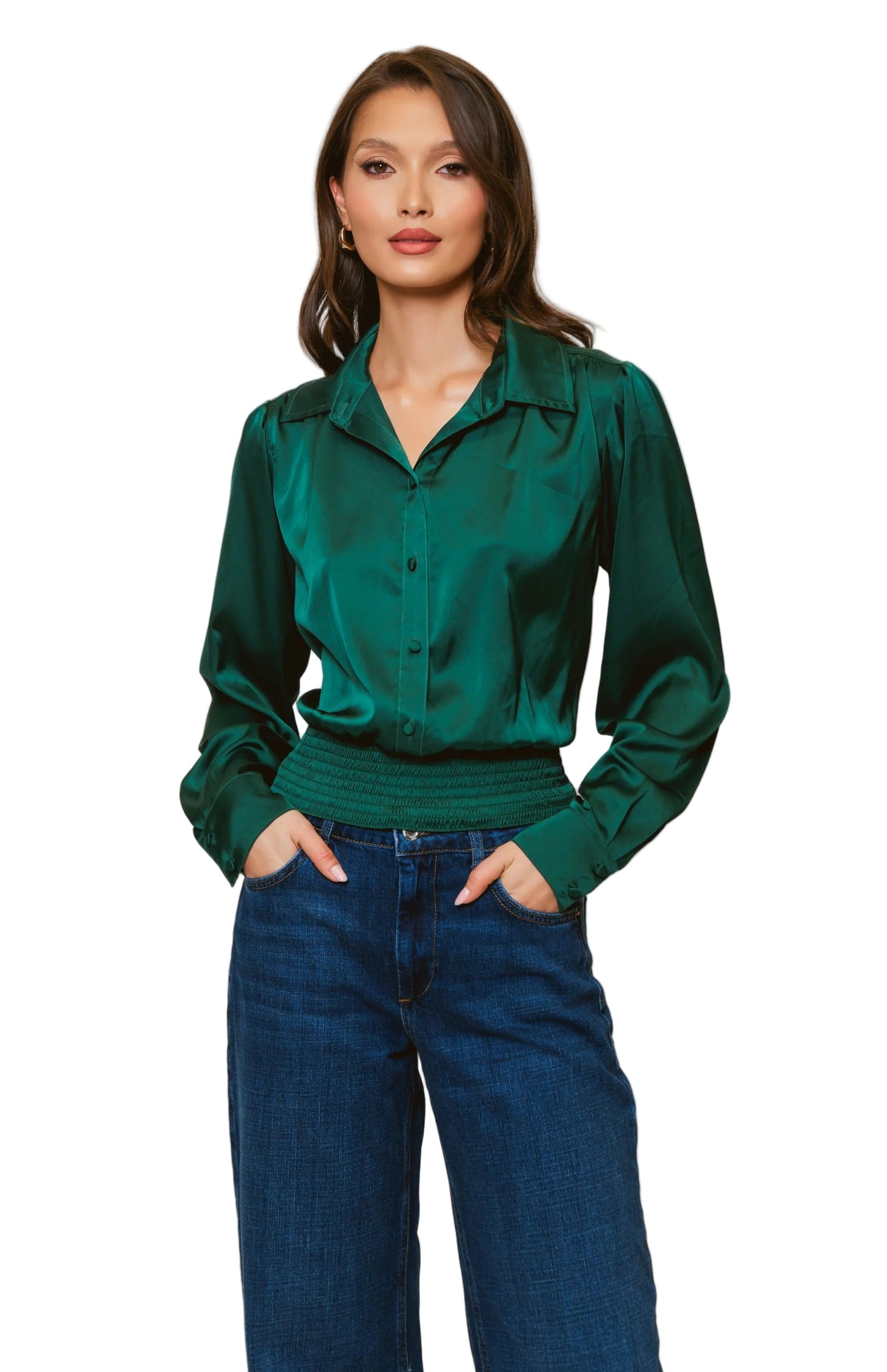 Jama Blouse - Forest