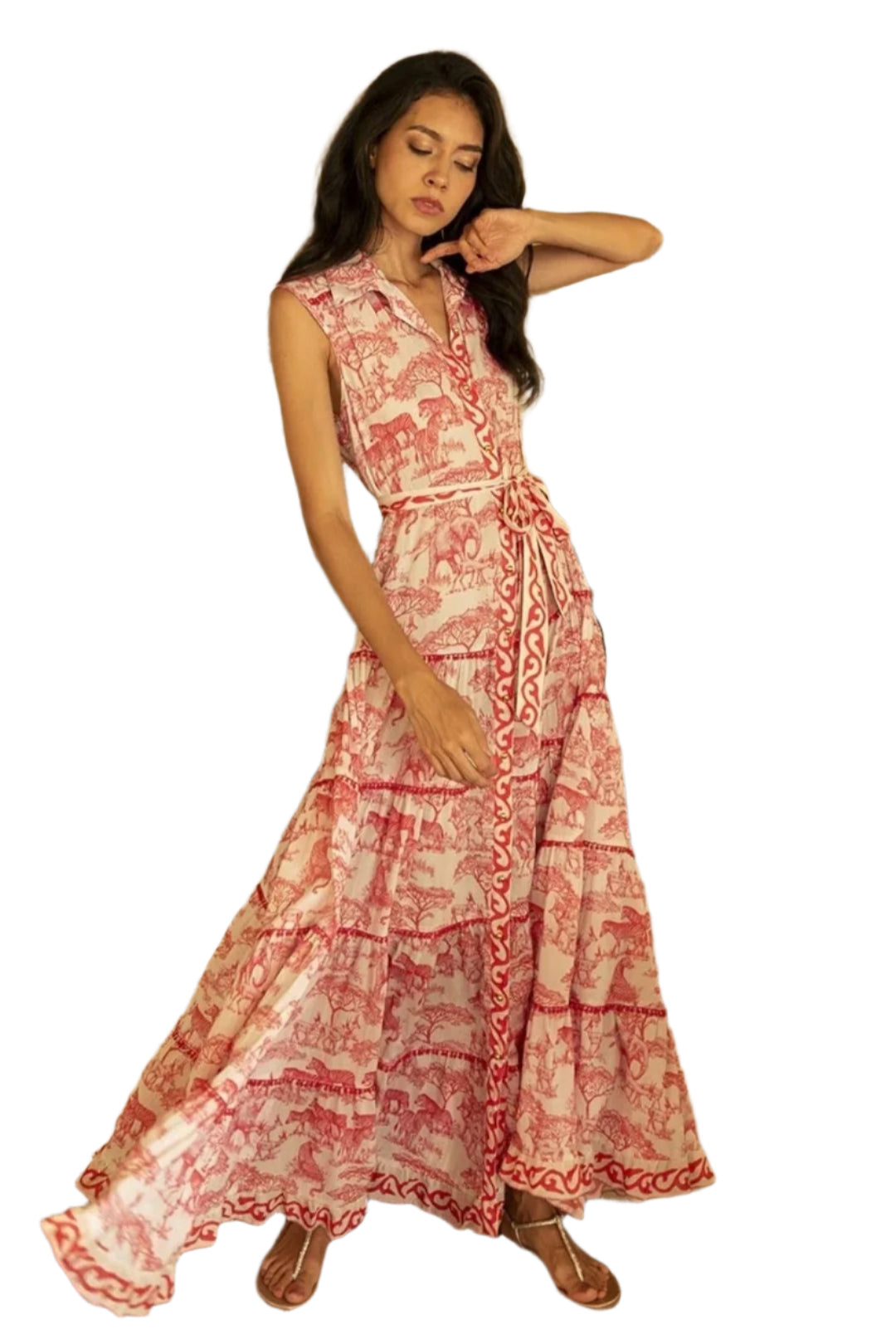 Georgina Dress - Red