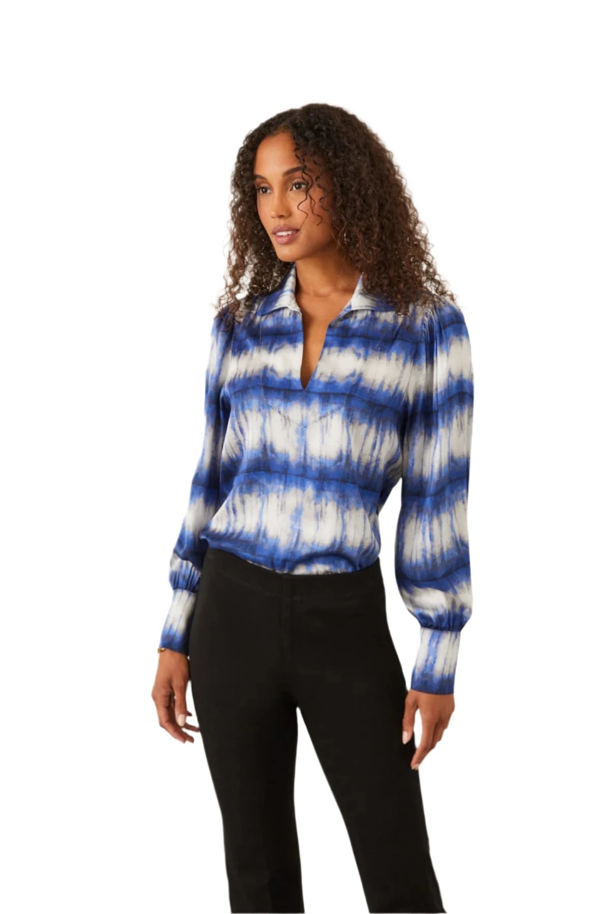 KAKA 4L17402 Top Royal Blue Print