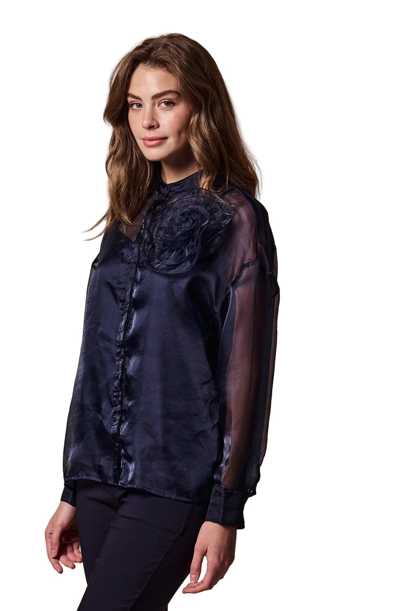 The Danielle Shirt - Navy