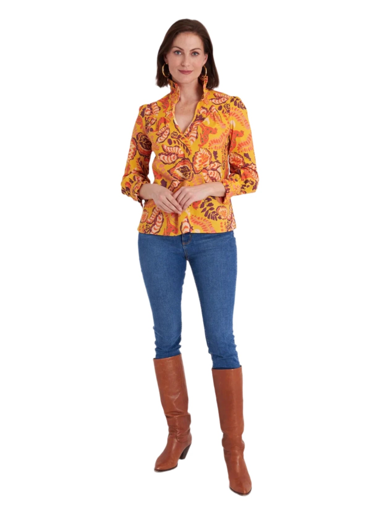 Aspen Top - Puma Marigold