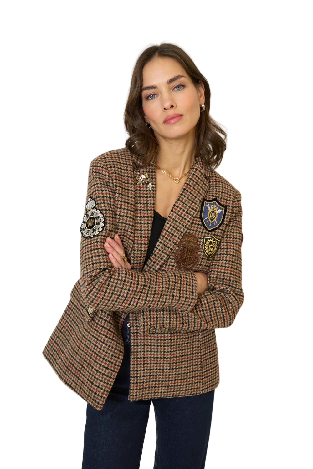 Raven Patc Blazer- Camel