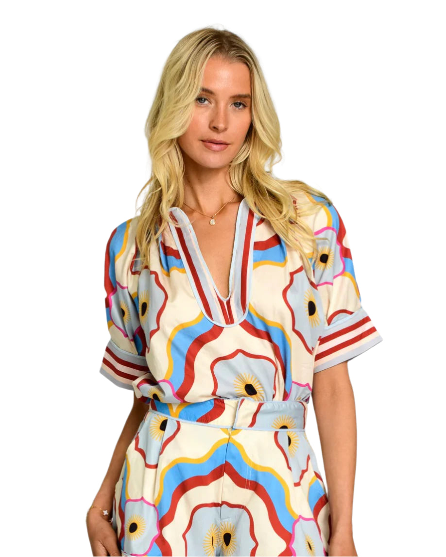 Gemma Top - Trellis Multi
