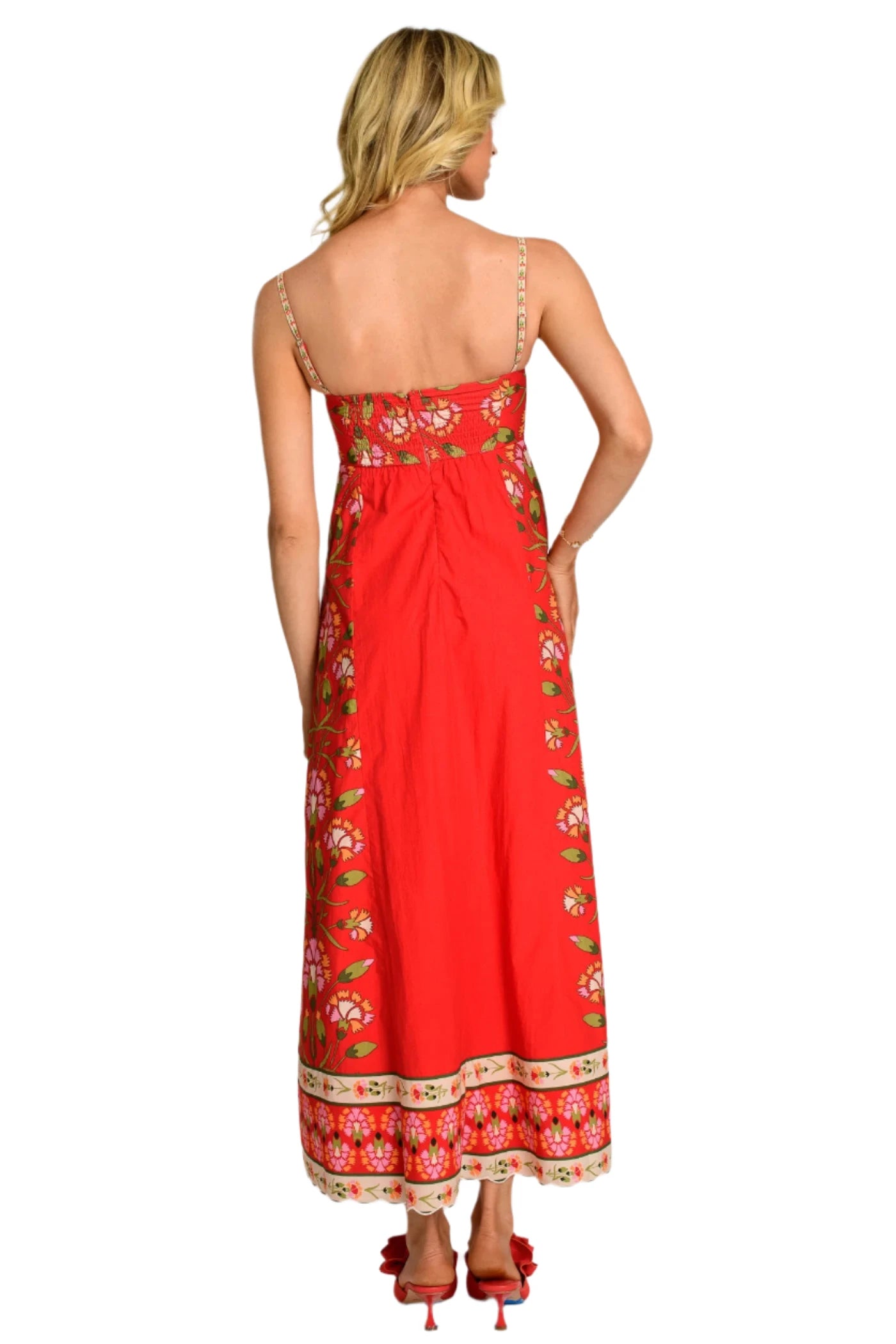 Annalisa Dress - Indian Flower Poppy