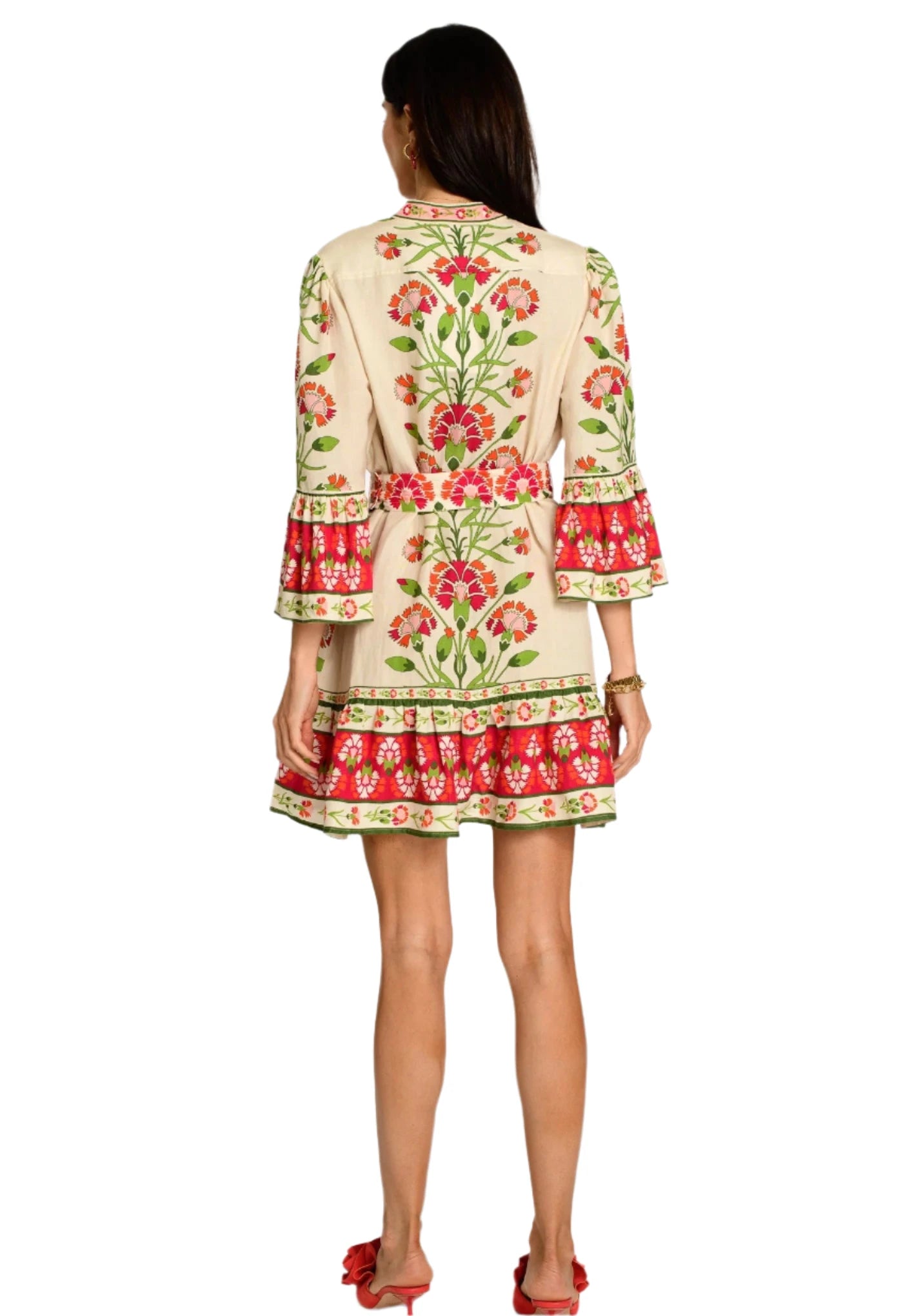 Frances Dress - Indian Flower Poppy