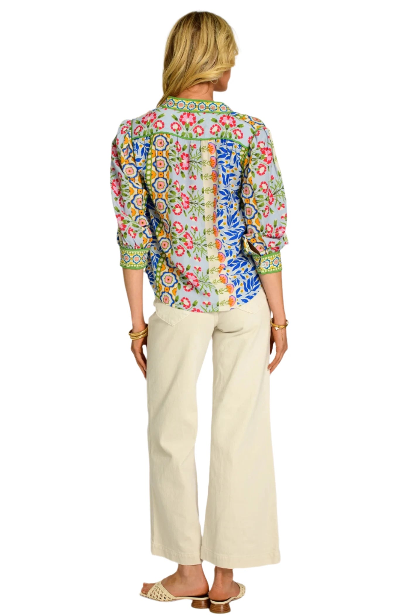 Lucia Top - Spring Mixed Stripe