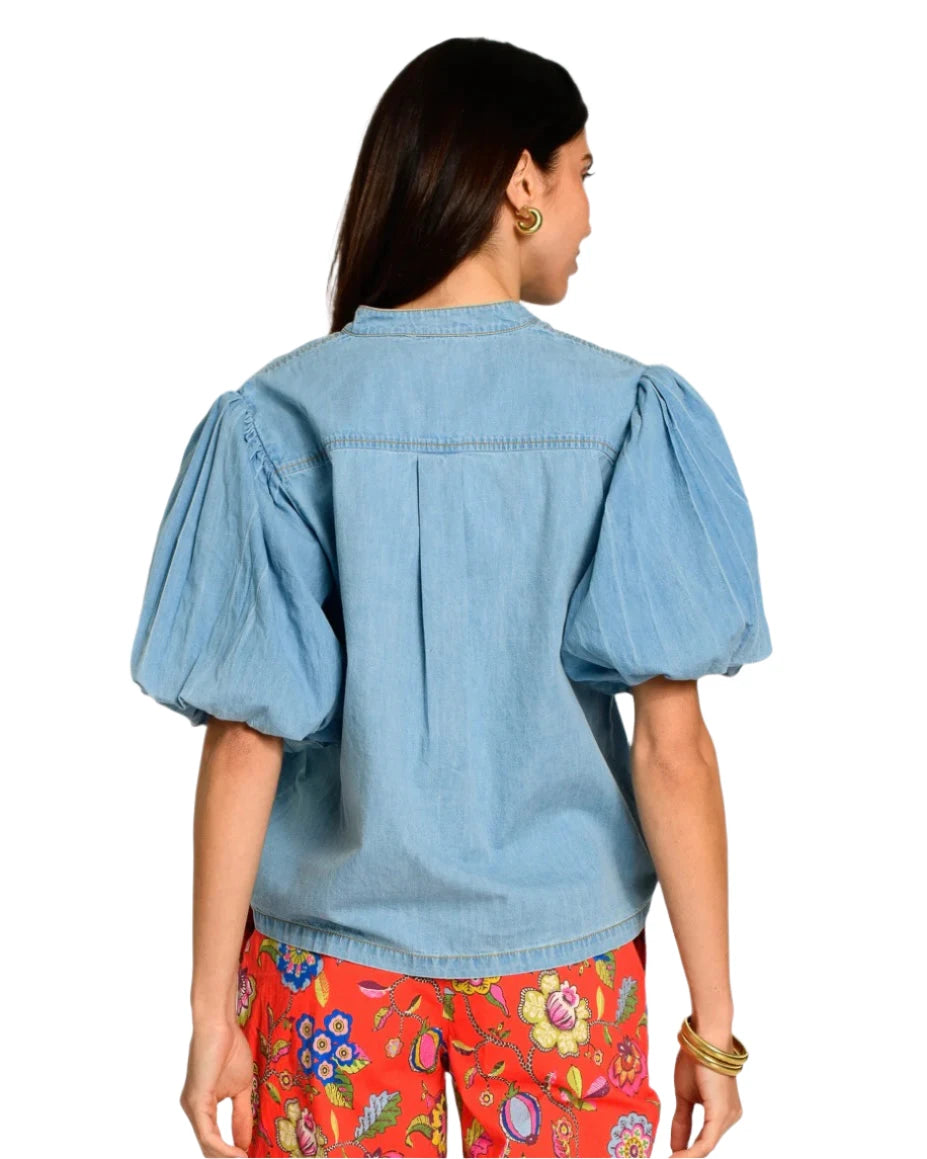Edie Top - Chambray