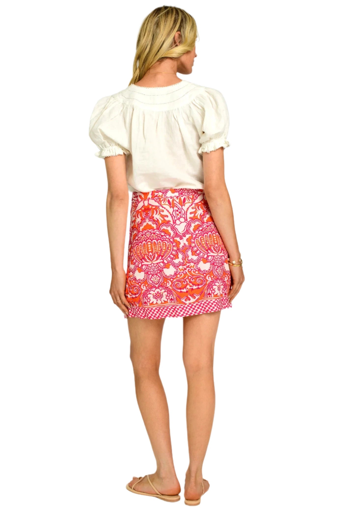 Maria Mini Skirt - Damask Pink