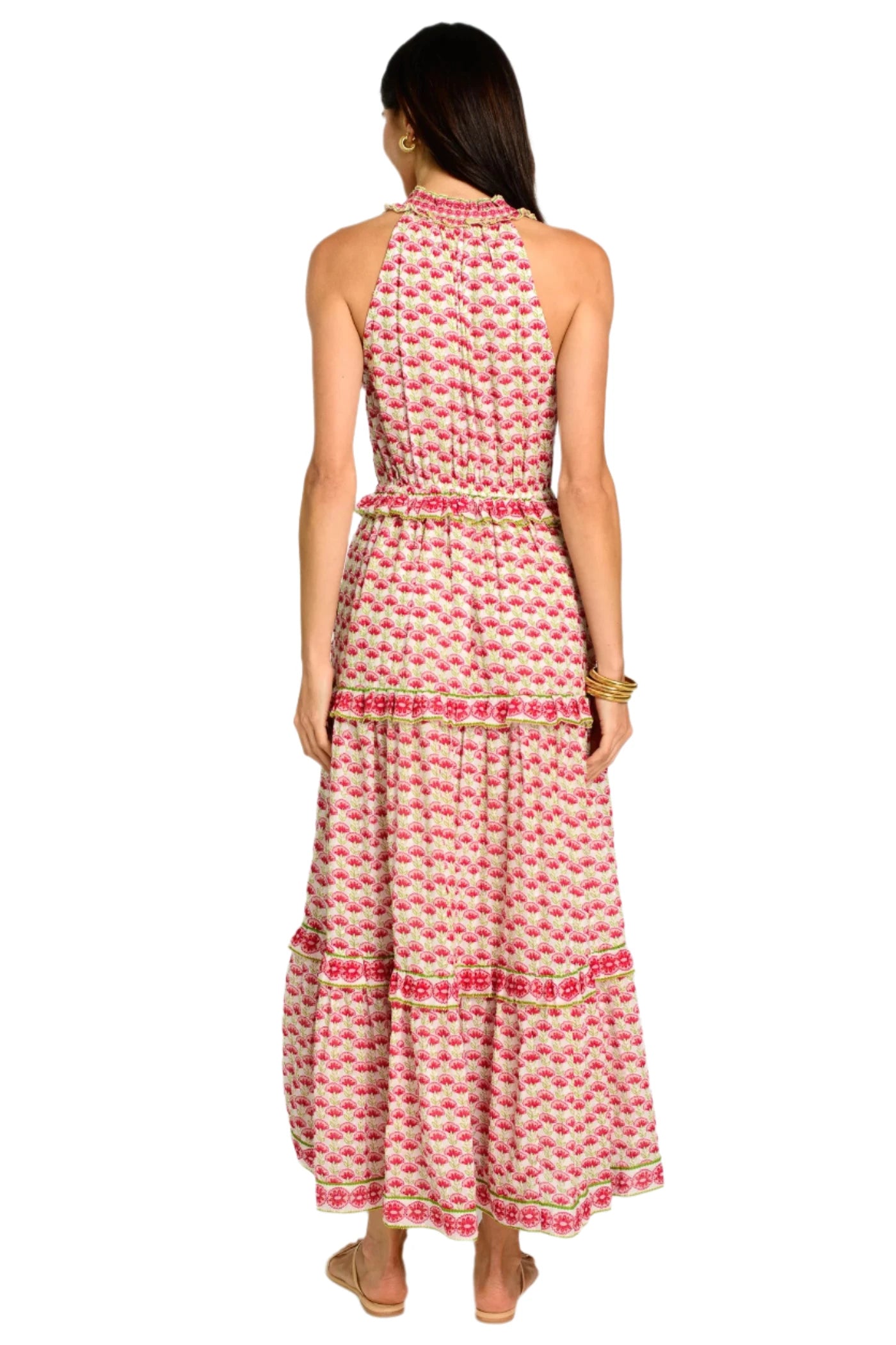 Ava Dress - Fan Flower