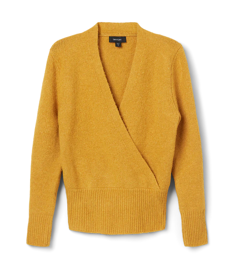 Wrap Sweater - Gold