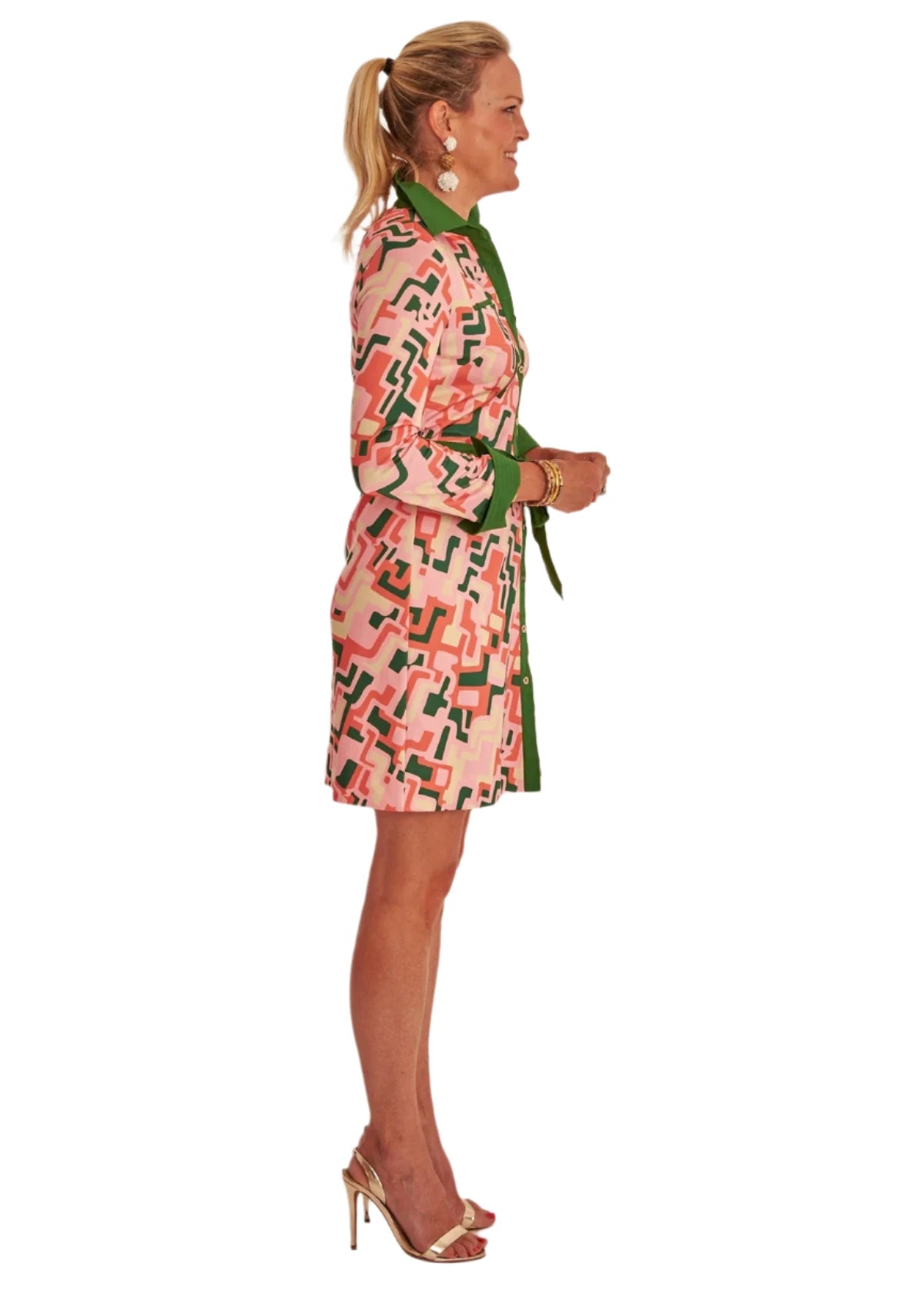 Midori Dress - Barcelona Salmon