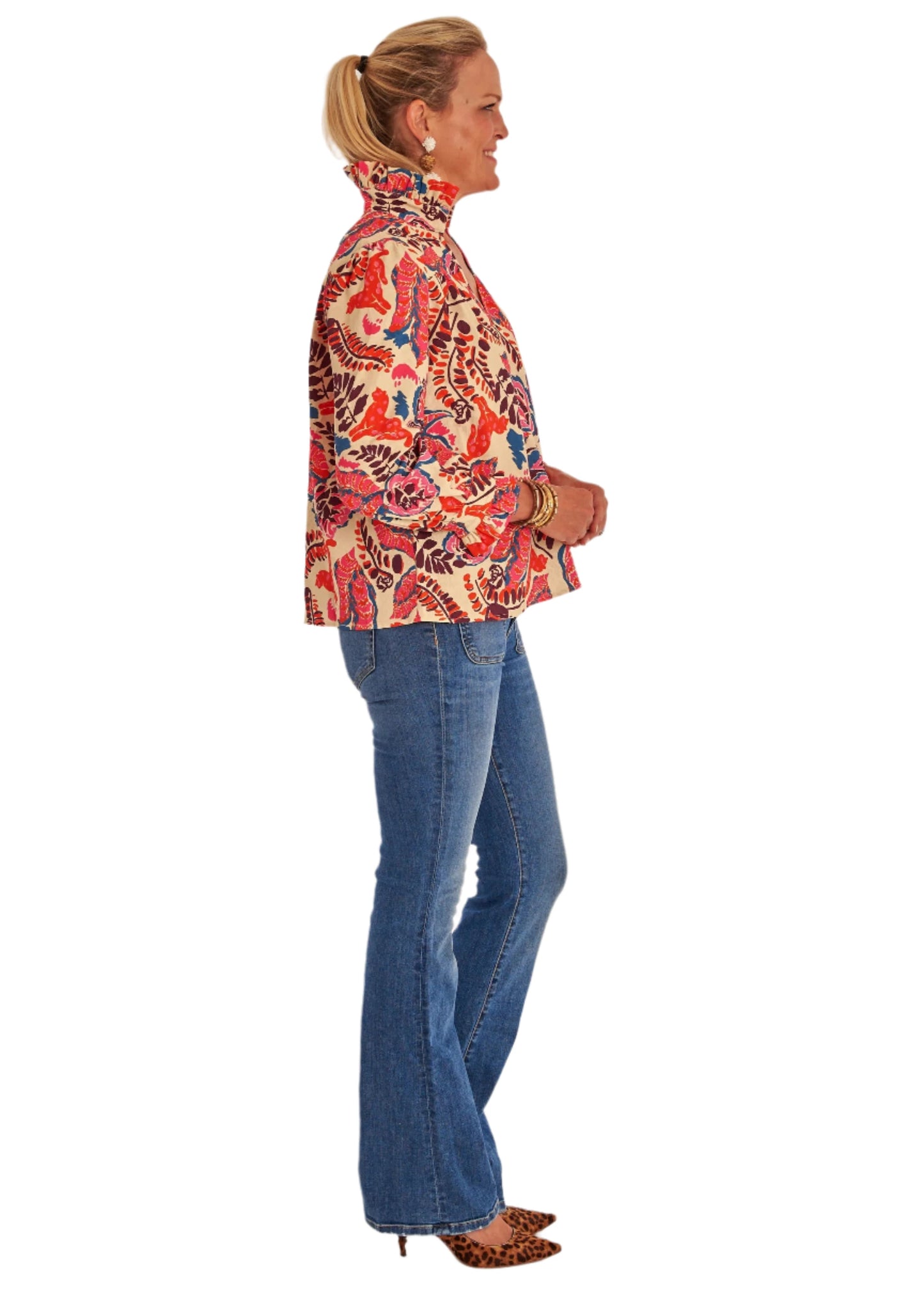 Apsen Blouse - Puma Coral