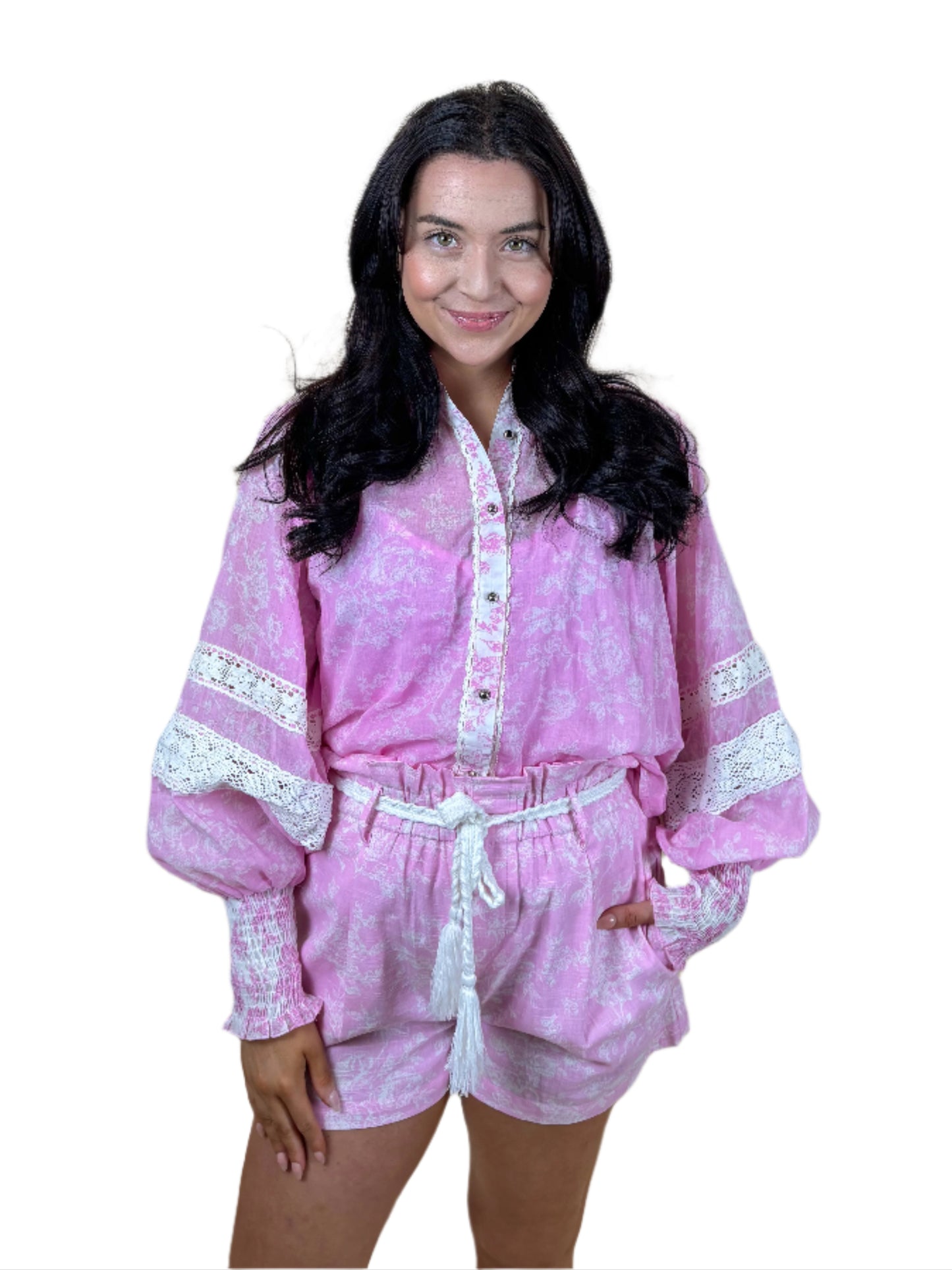 Lia Blouse - Pink