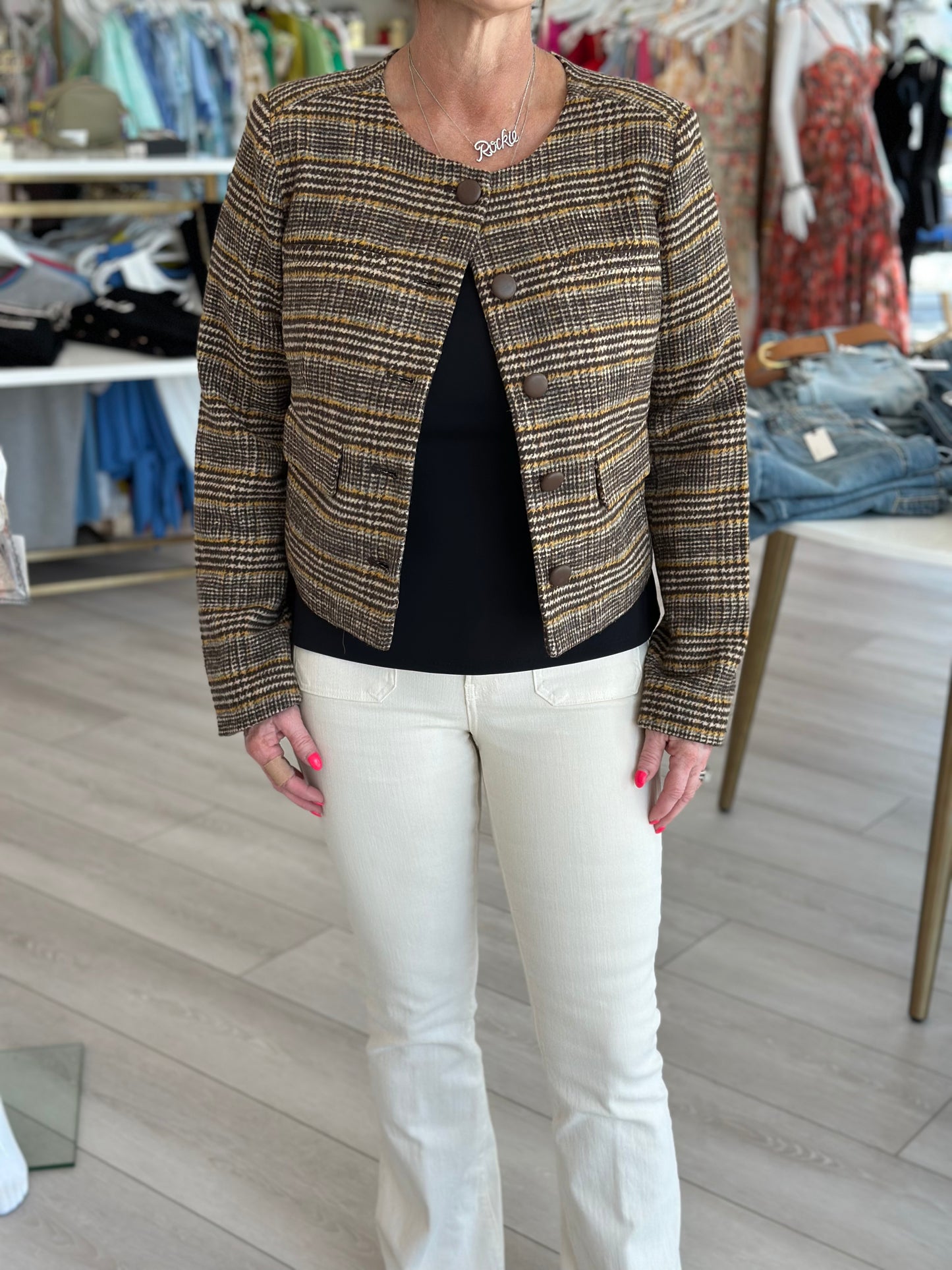 Billie Plaid Jacket