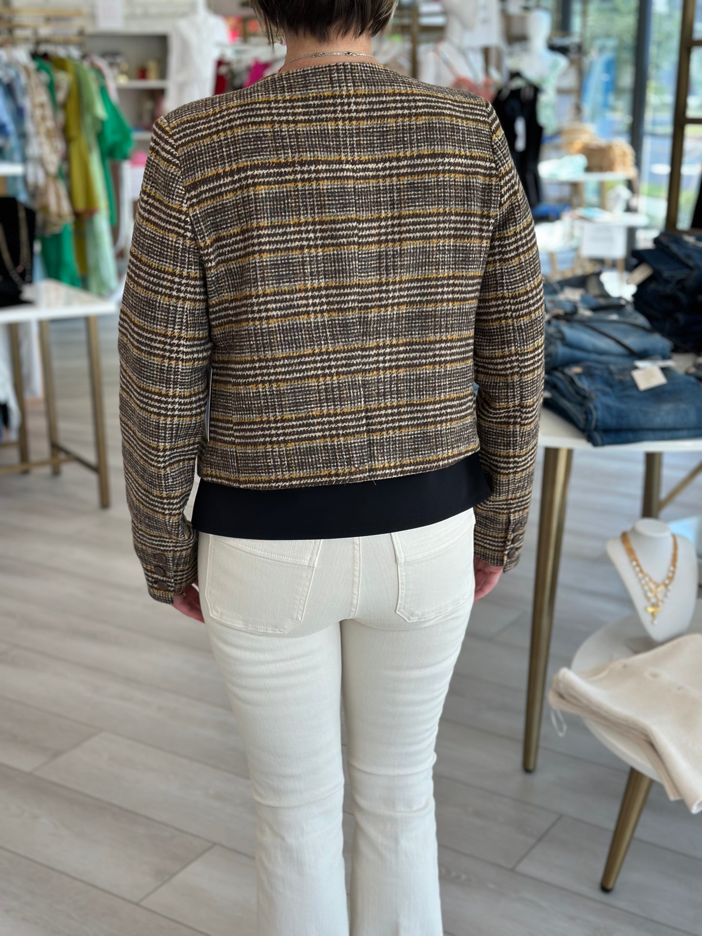 Billie Plaid Jacket