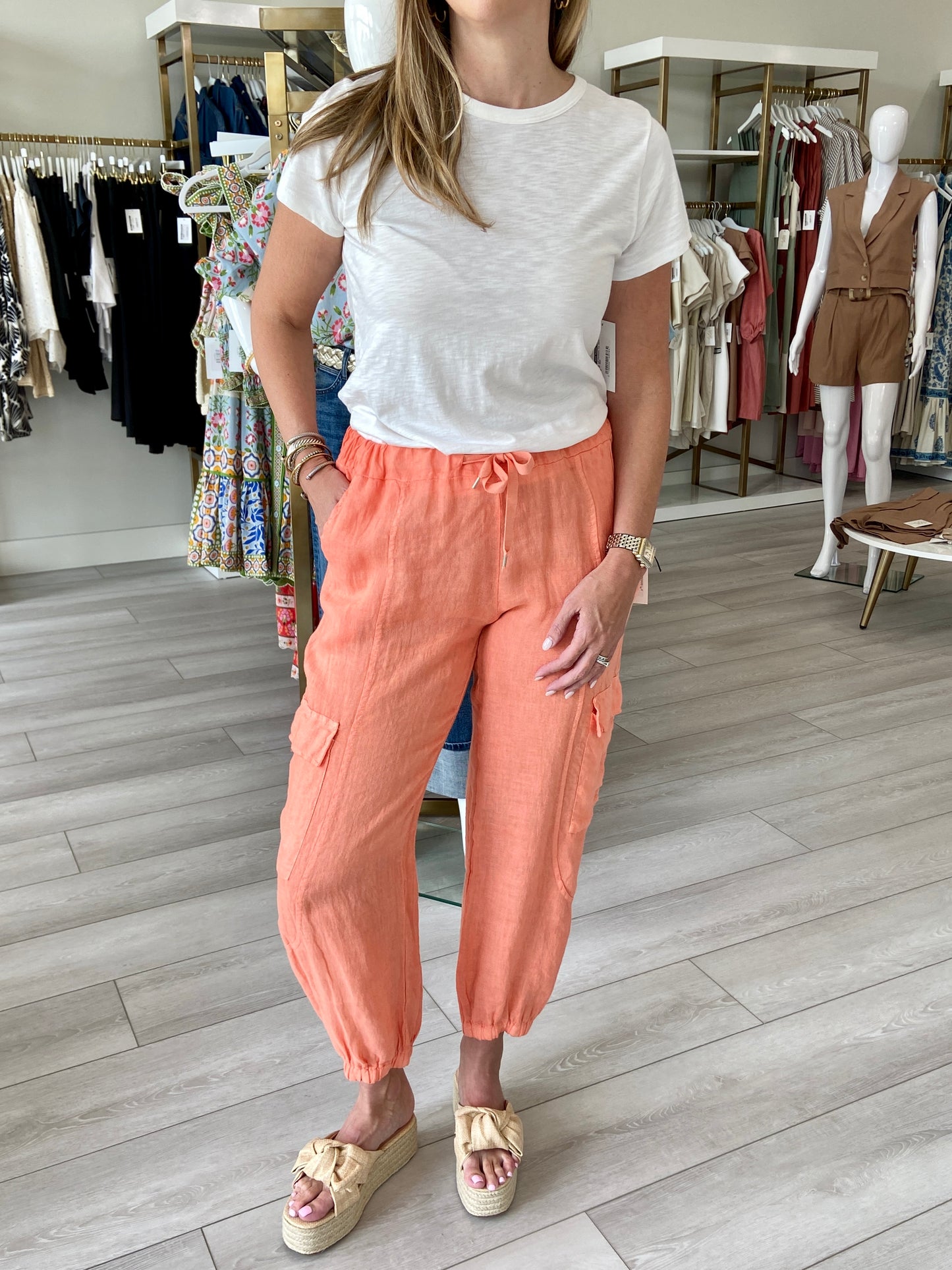 AST 31AE Cargo Pants- Apricot