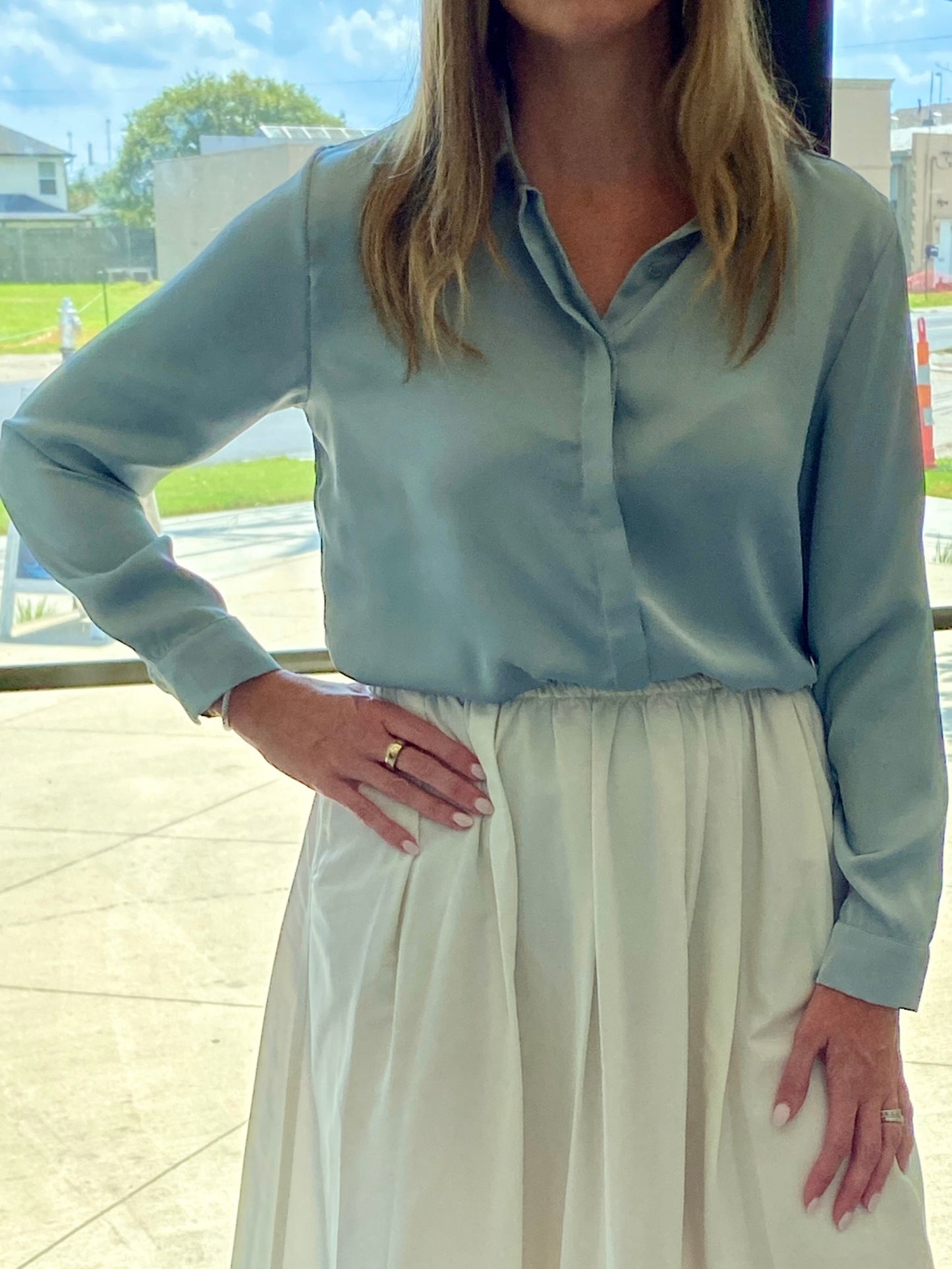 RAV 2258 Blouse - Silver Sage