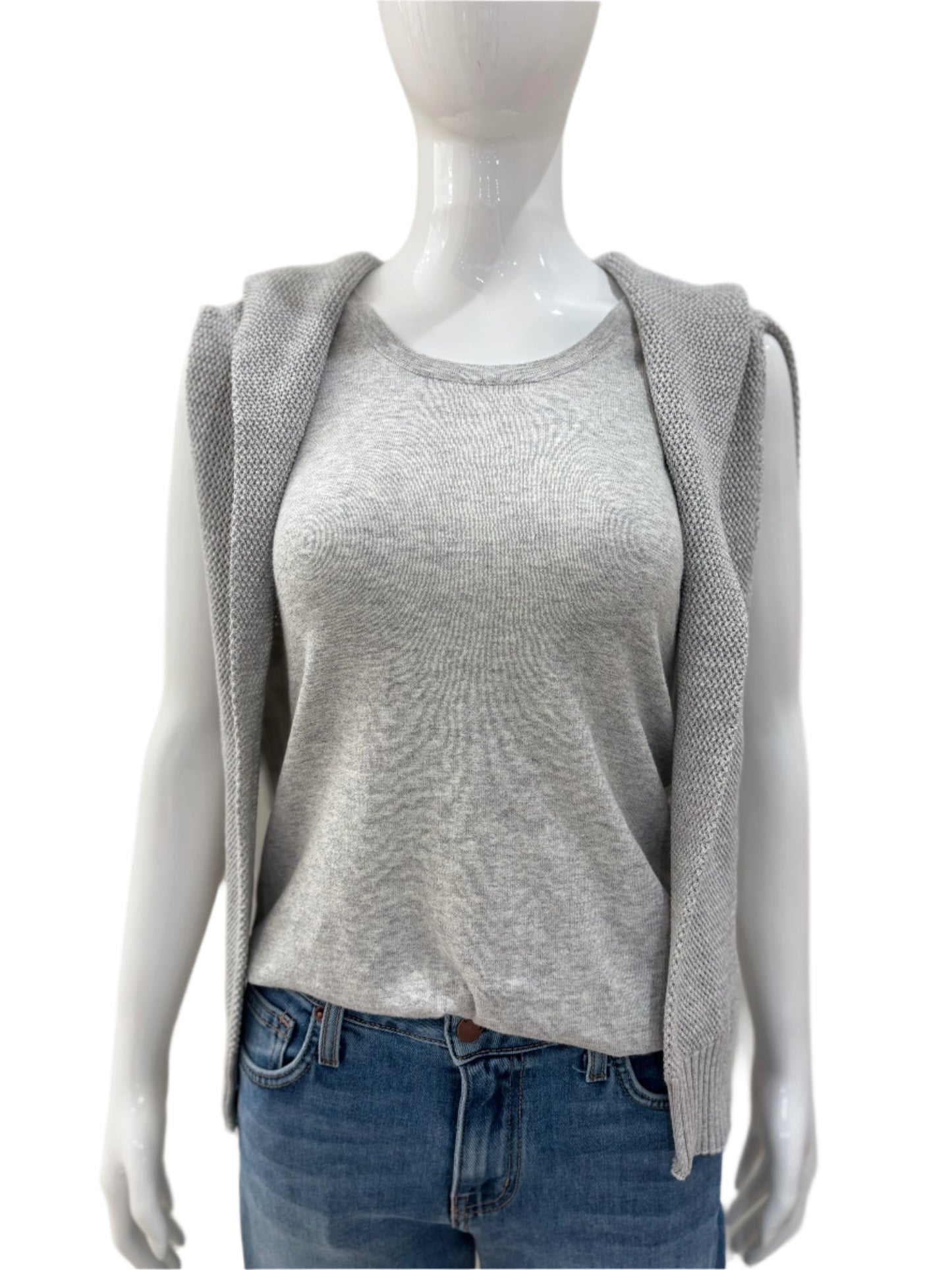 River Shell Top - Tin