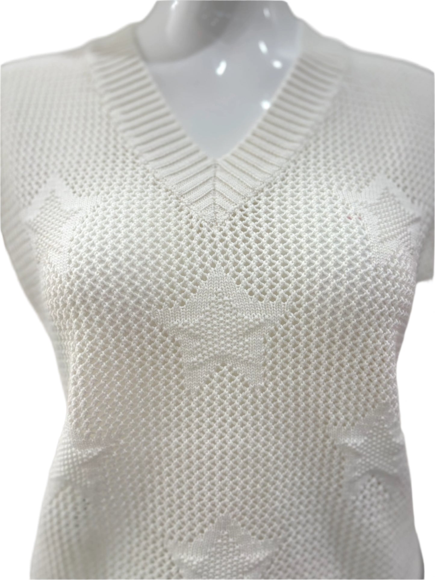 CT573M Stars Top - White