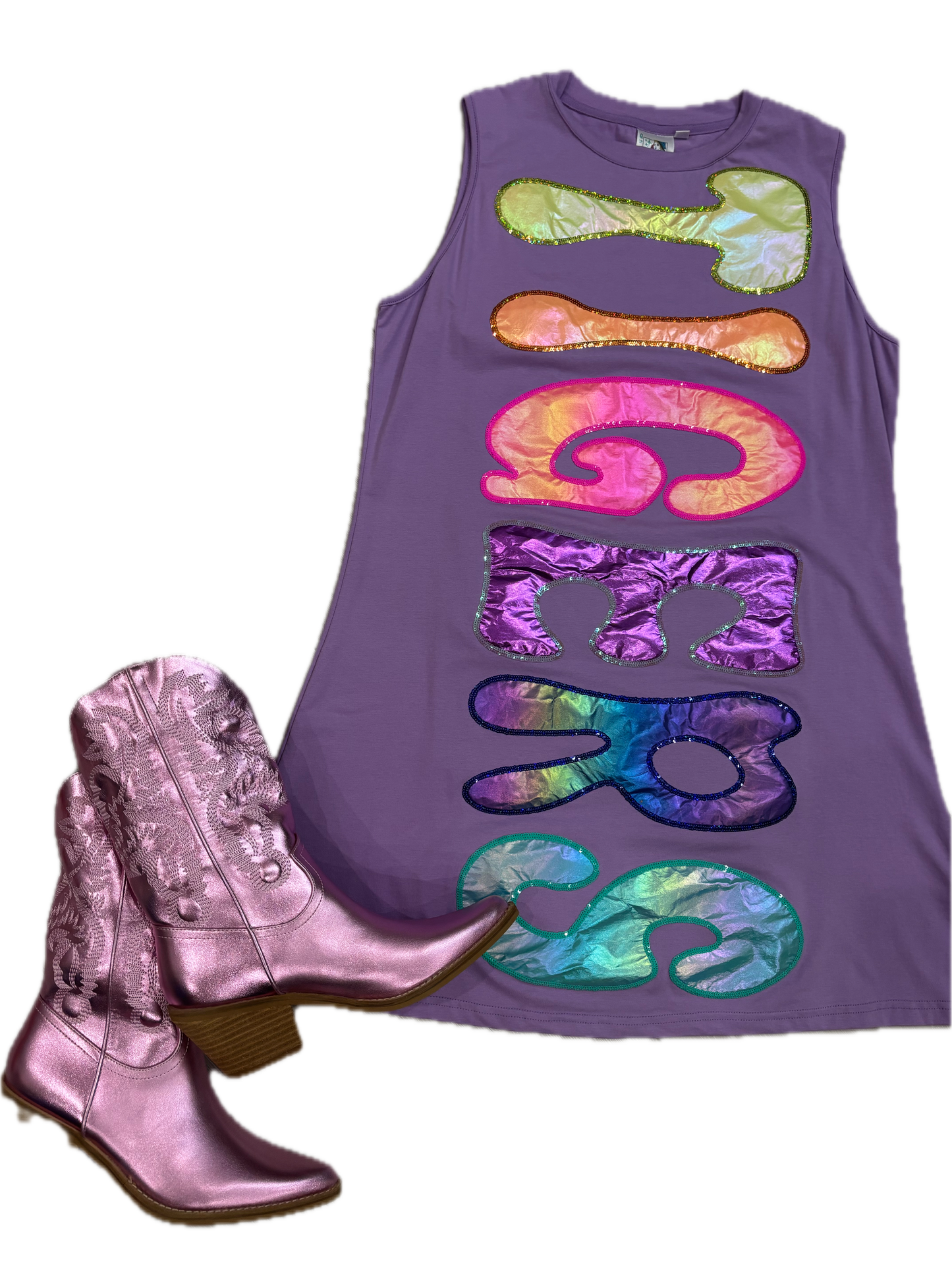 Queen of Sparkles | Tiger Tank Dress