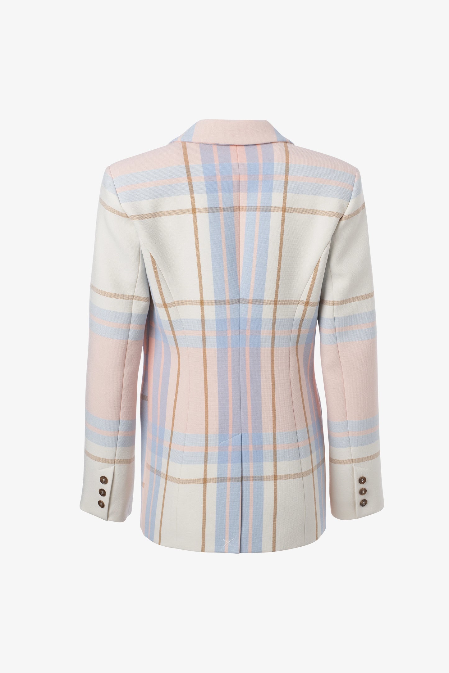 Blazer - Peach Plaid