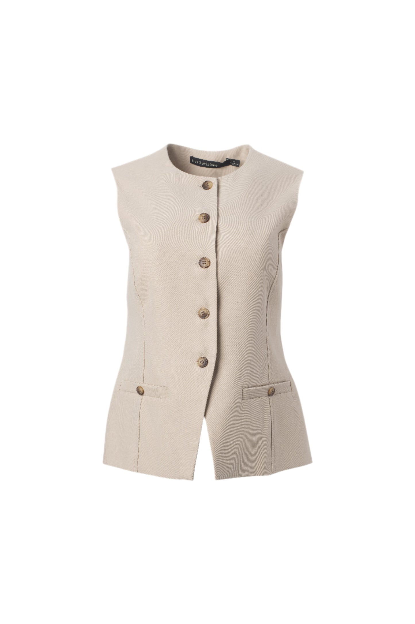 Vest with Pockets - Sand