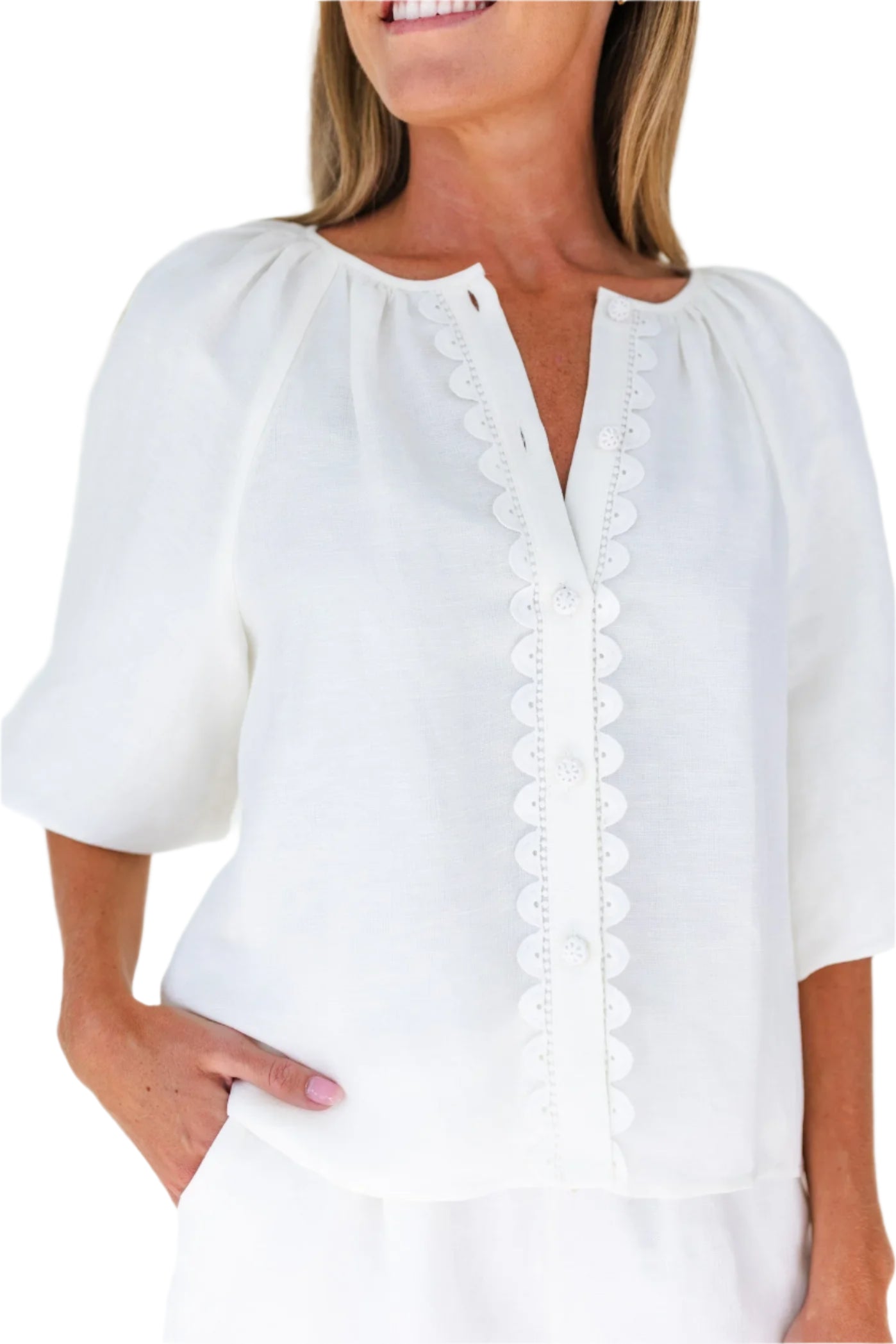 Emma Top - White