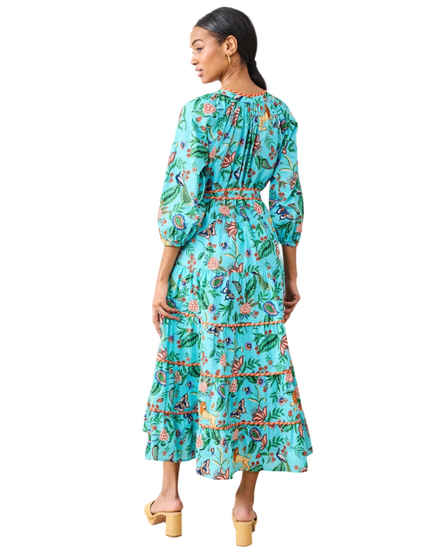 Main Street Dress - Caribbean Blue