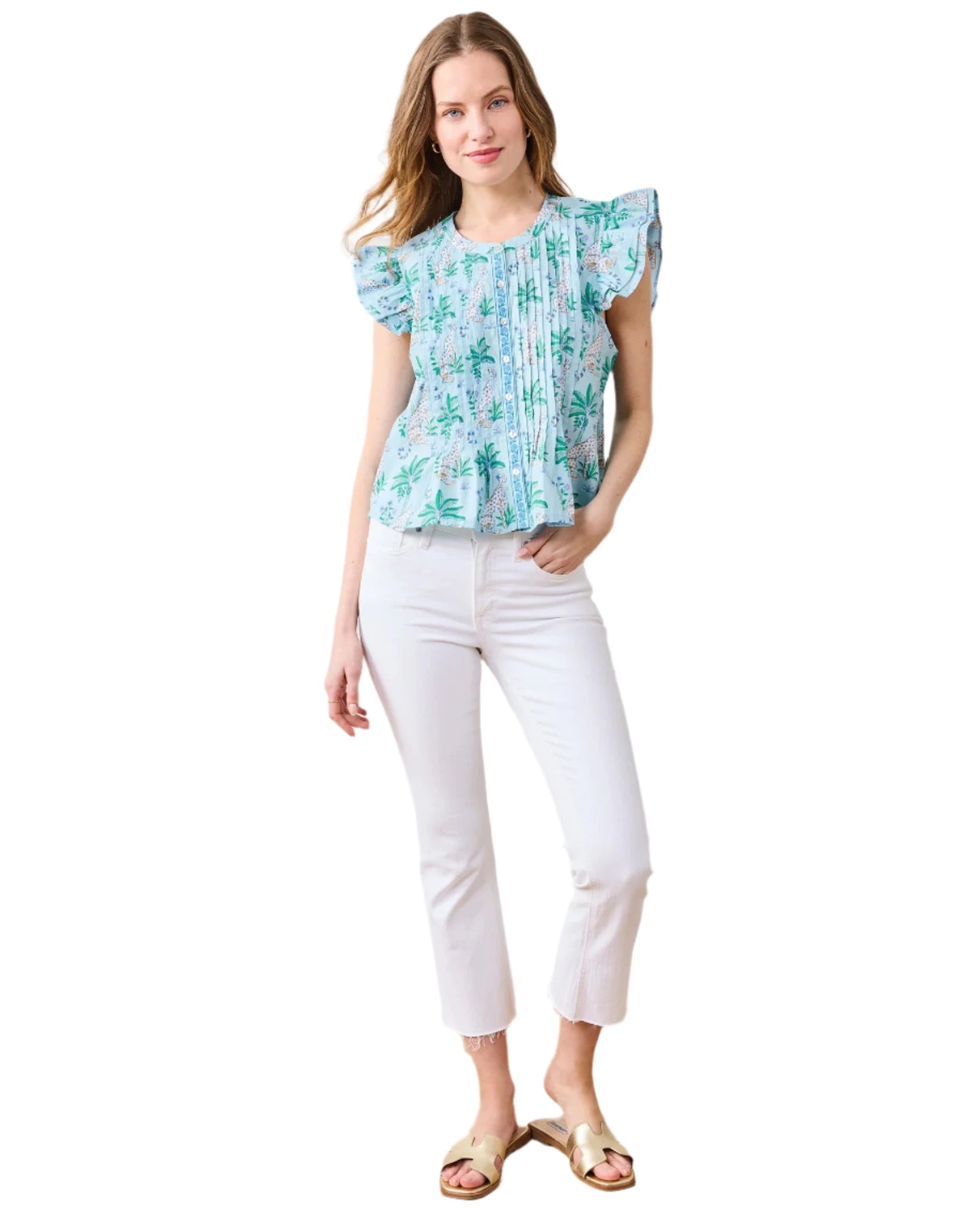 Katie Blouse - Oasis Sky