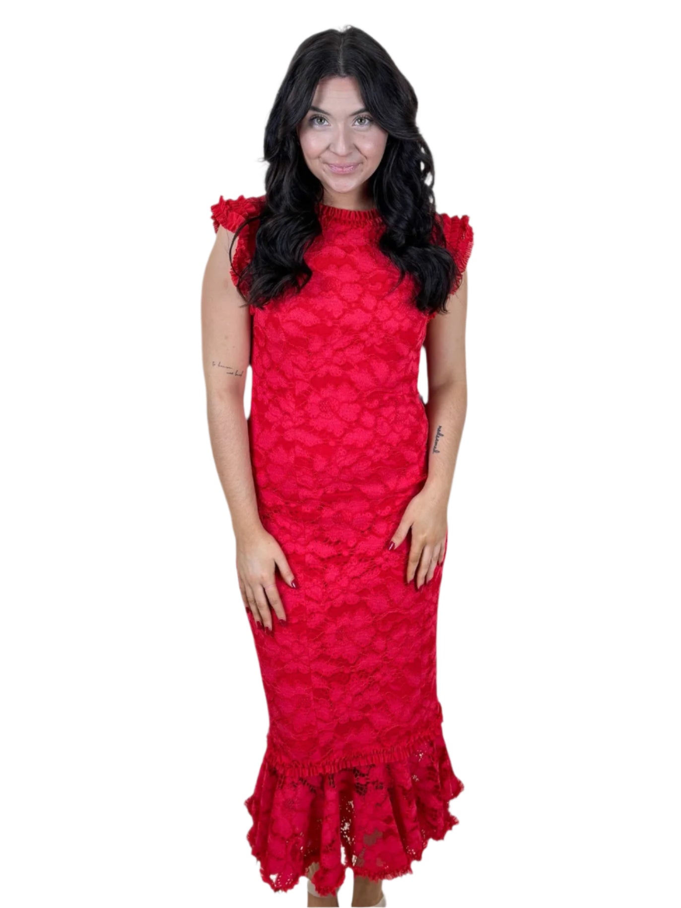FW24D440 Dress - Red