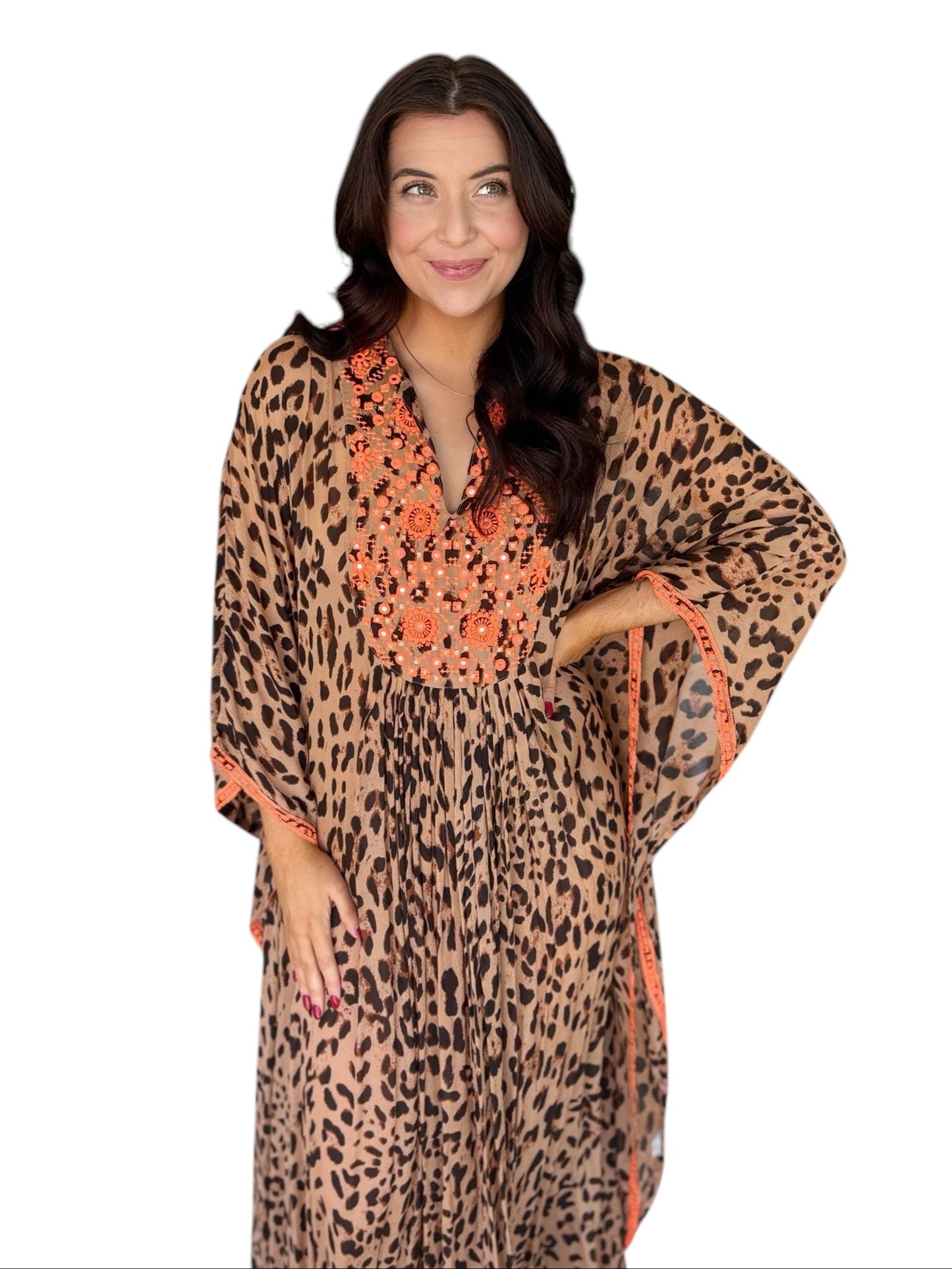 Lourdes Kaftan - Orange