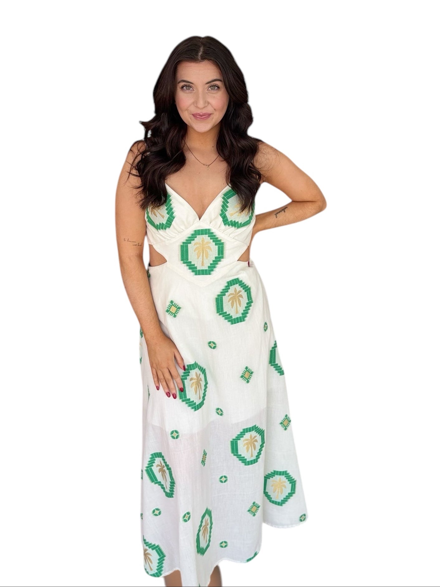 9346 Dress - Green