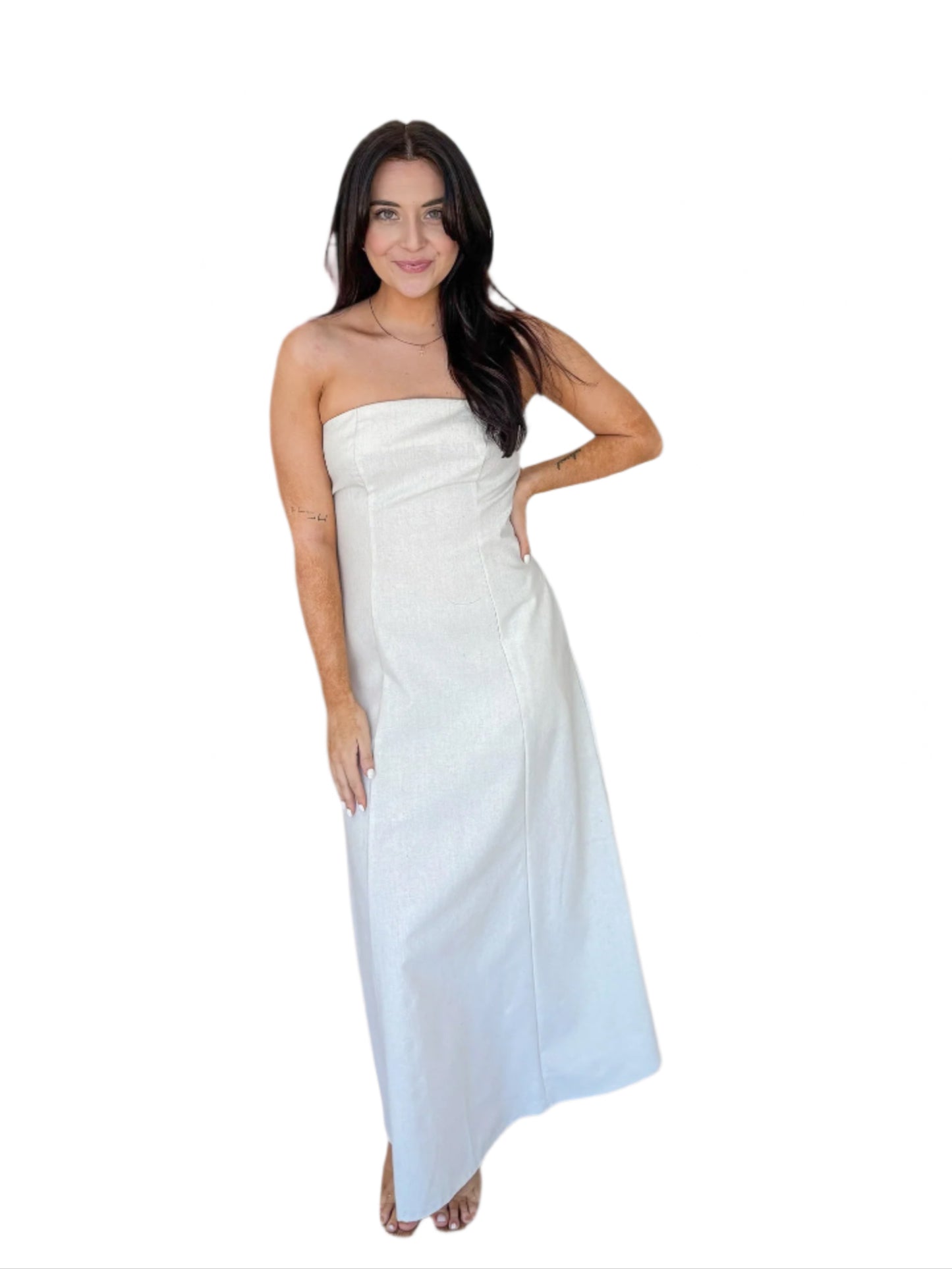 4084 Dress - Beige
