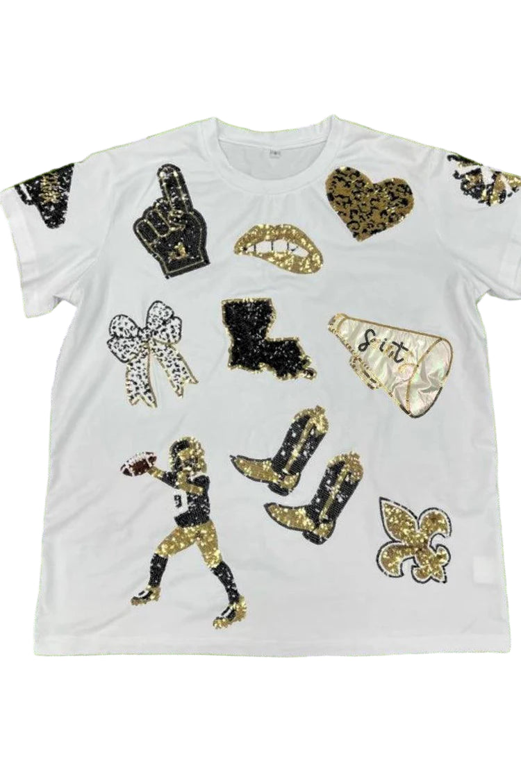 Black & Gold Game Day Tee
