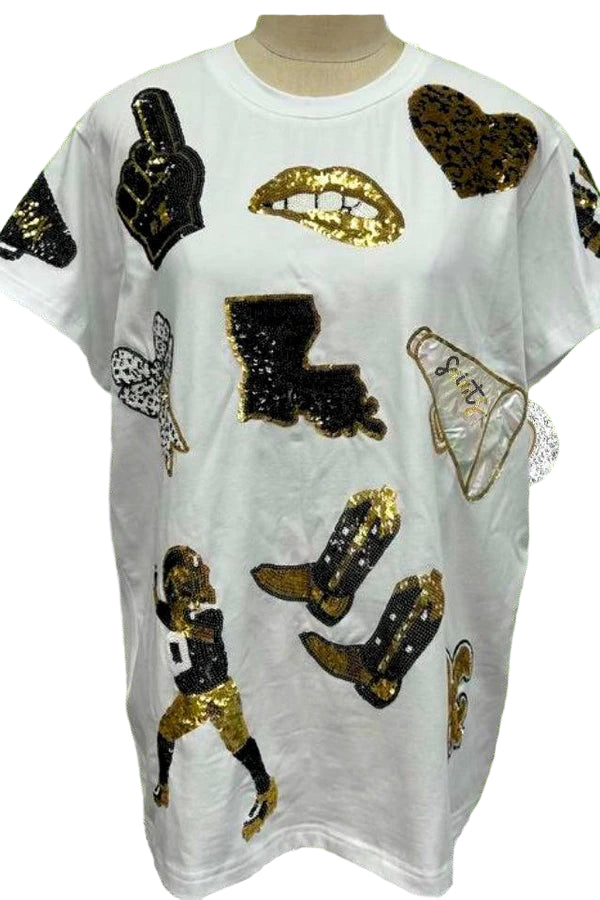 Black & Gold Game Day Tee