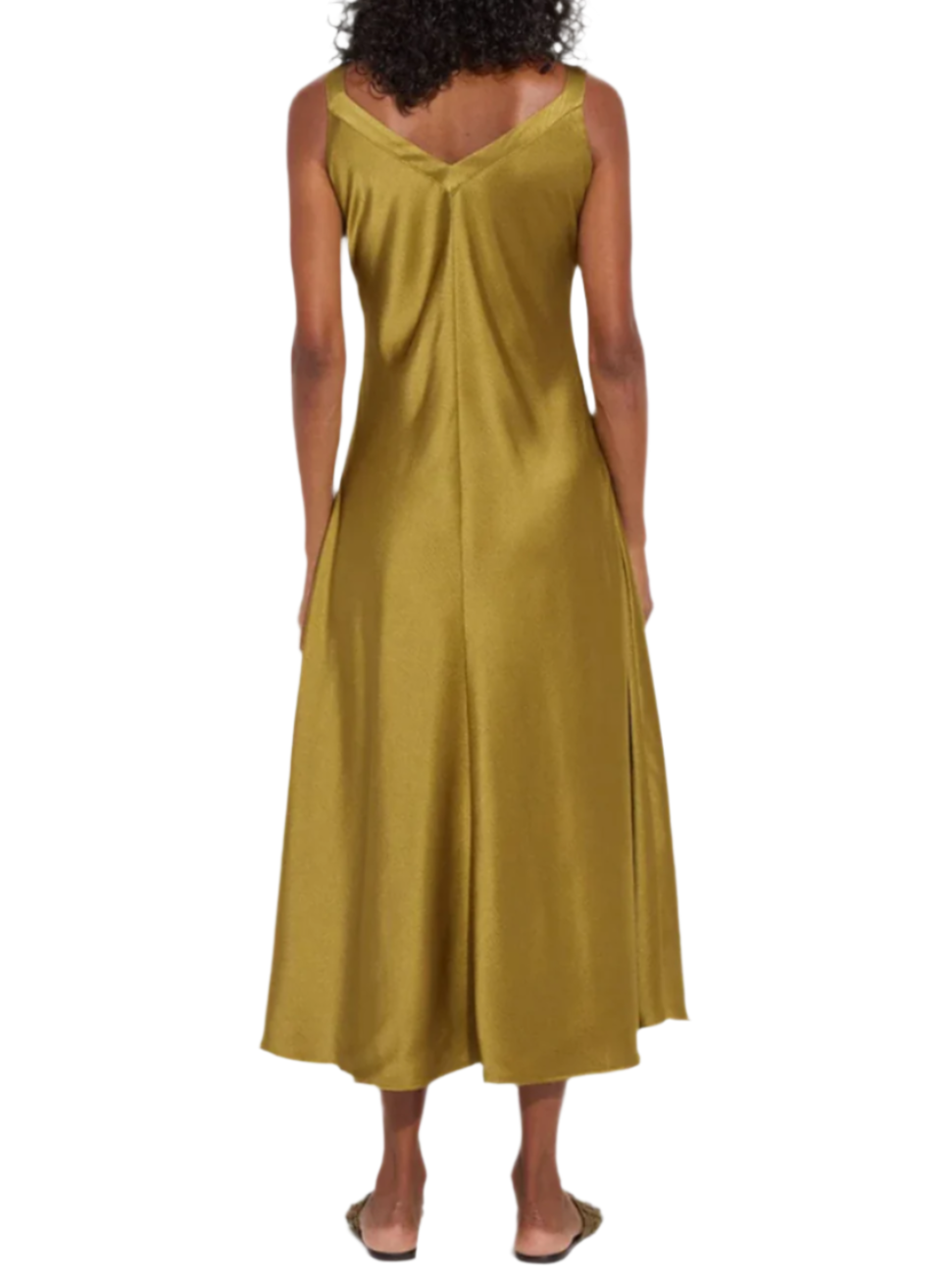 Gemma Slip Dress - Olive