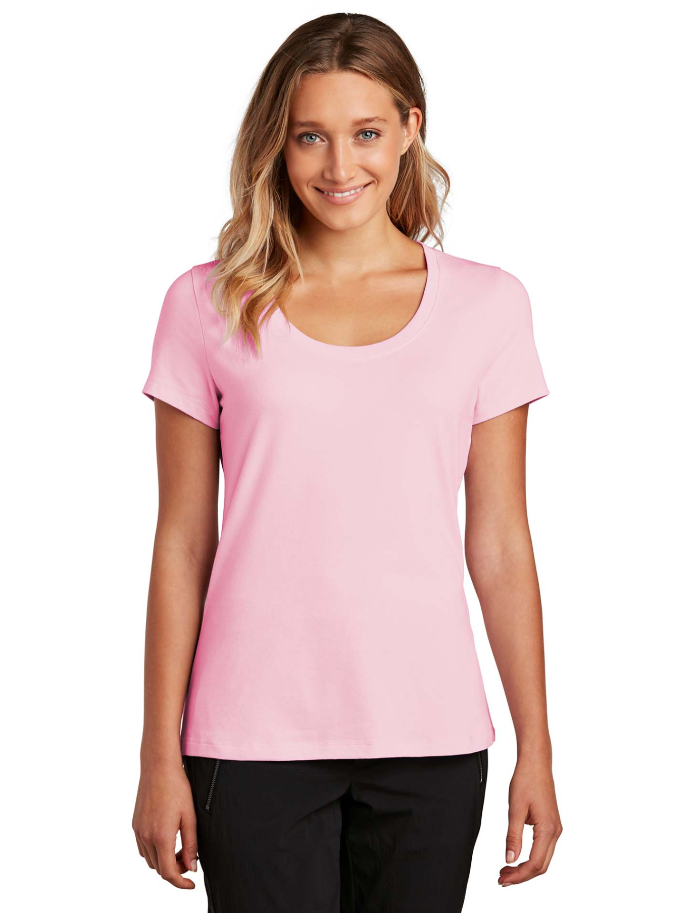 Short Sleeve Scoop Neck T-Shirt
