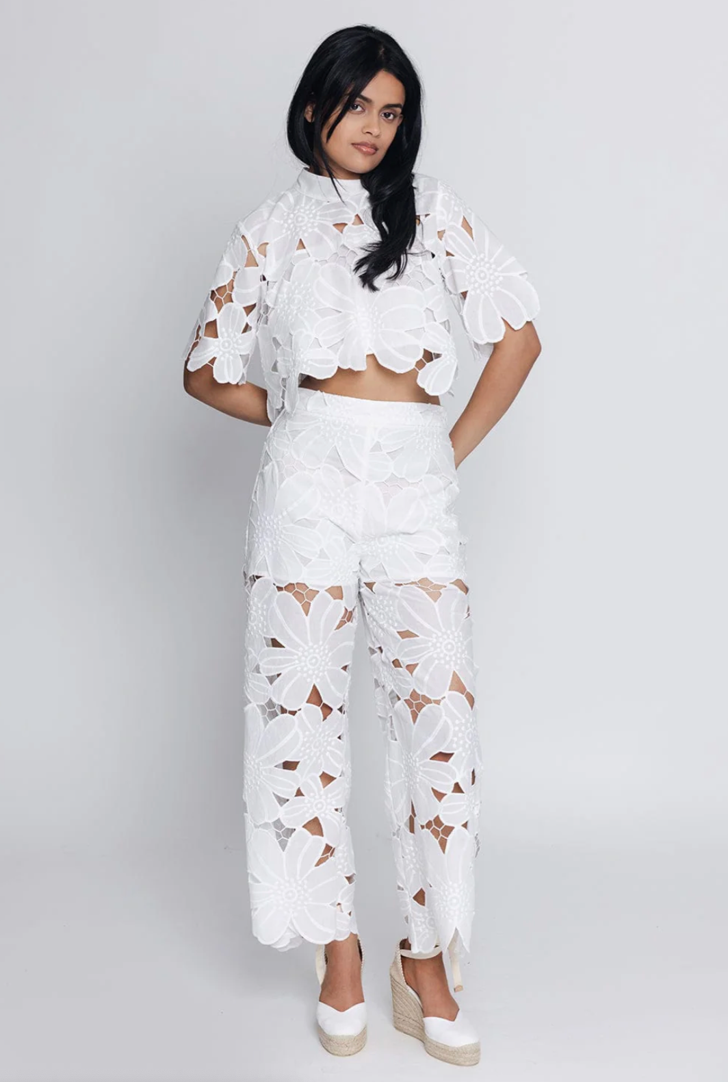 Embroidered Ophelia Pants