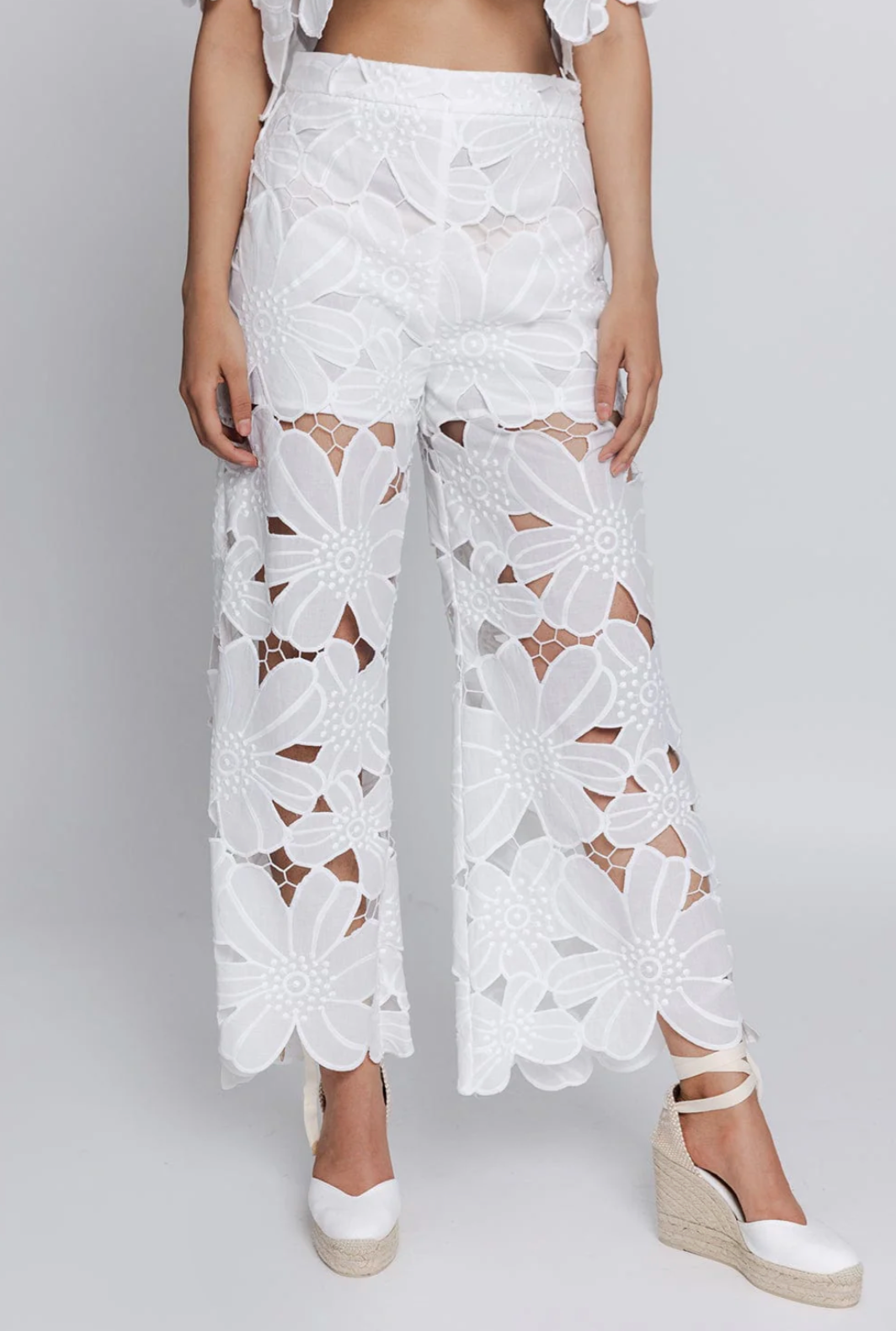 Embroidered Ophelia Pants