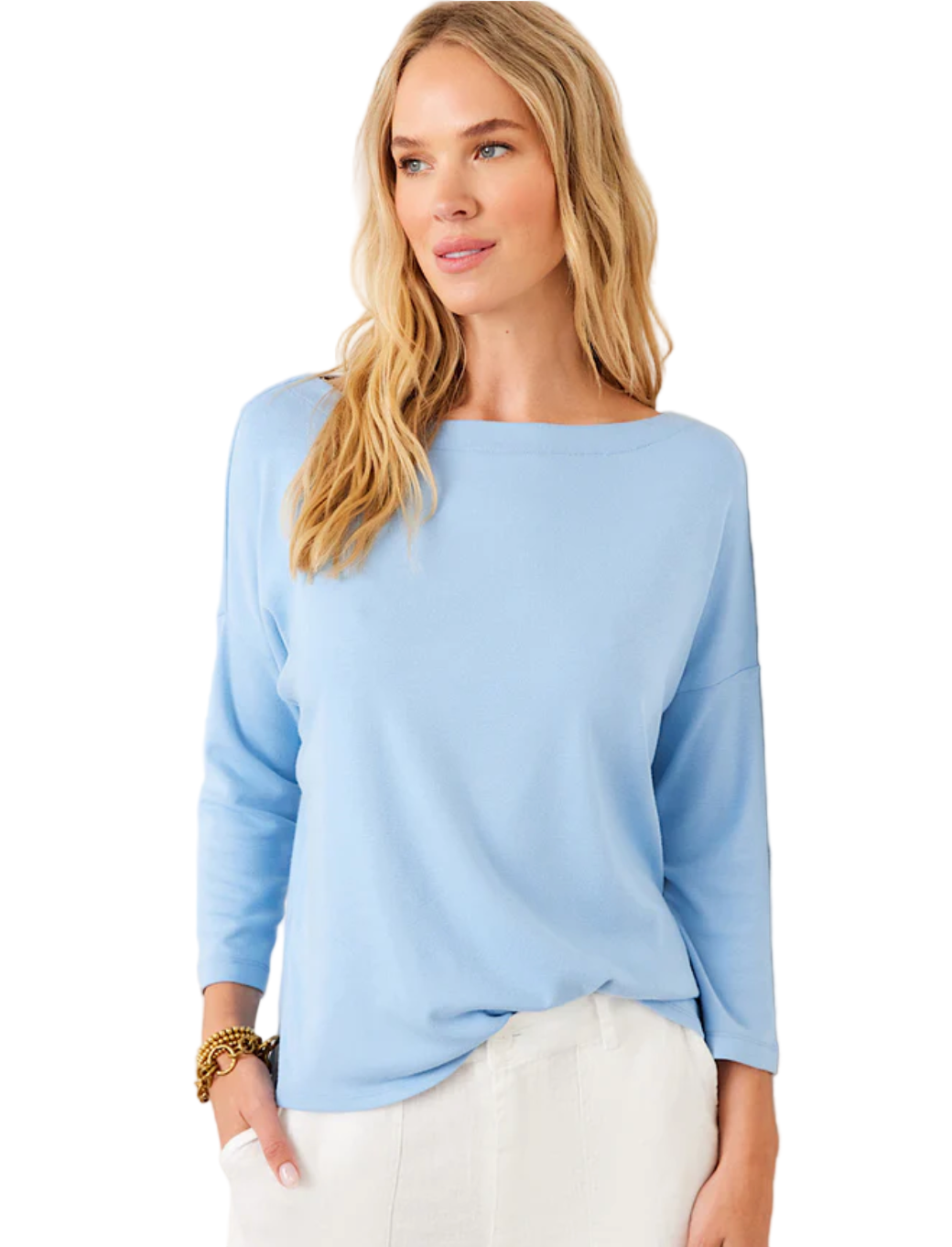 Boat Neck Top - Lake