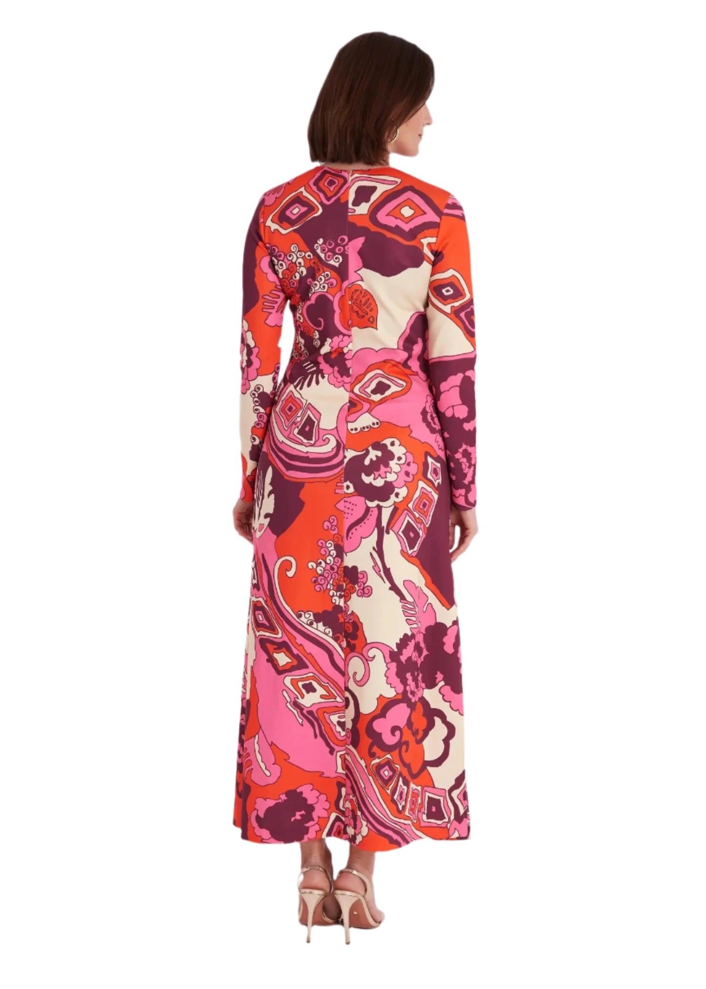CKB Ashton Dress Whirlwind Plum