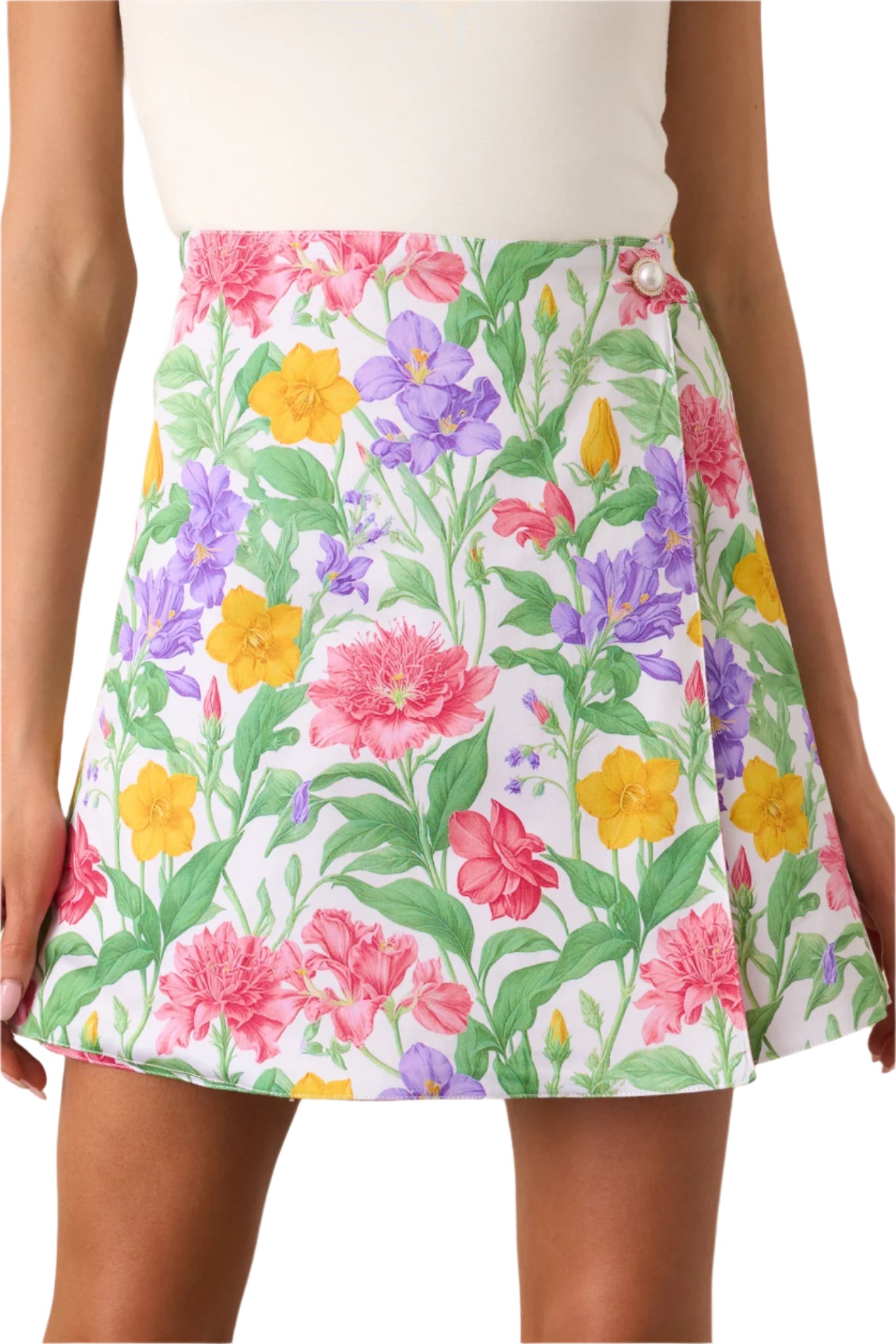 Carrington Reversible Wrap Skirt