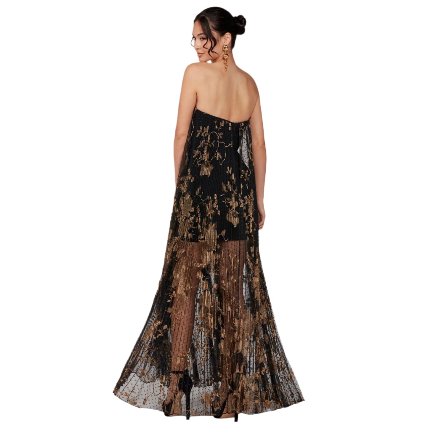 HEL Delphine Dress Black/Gold
