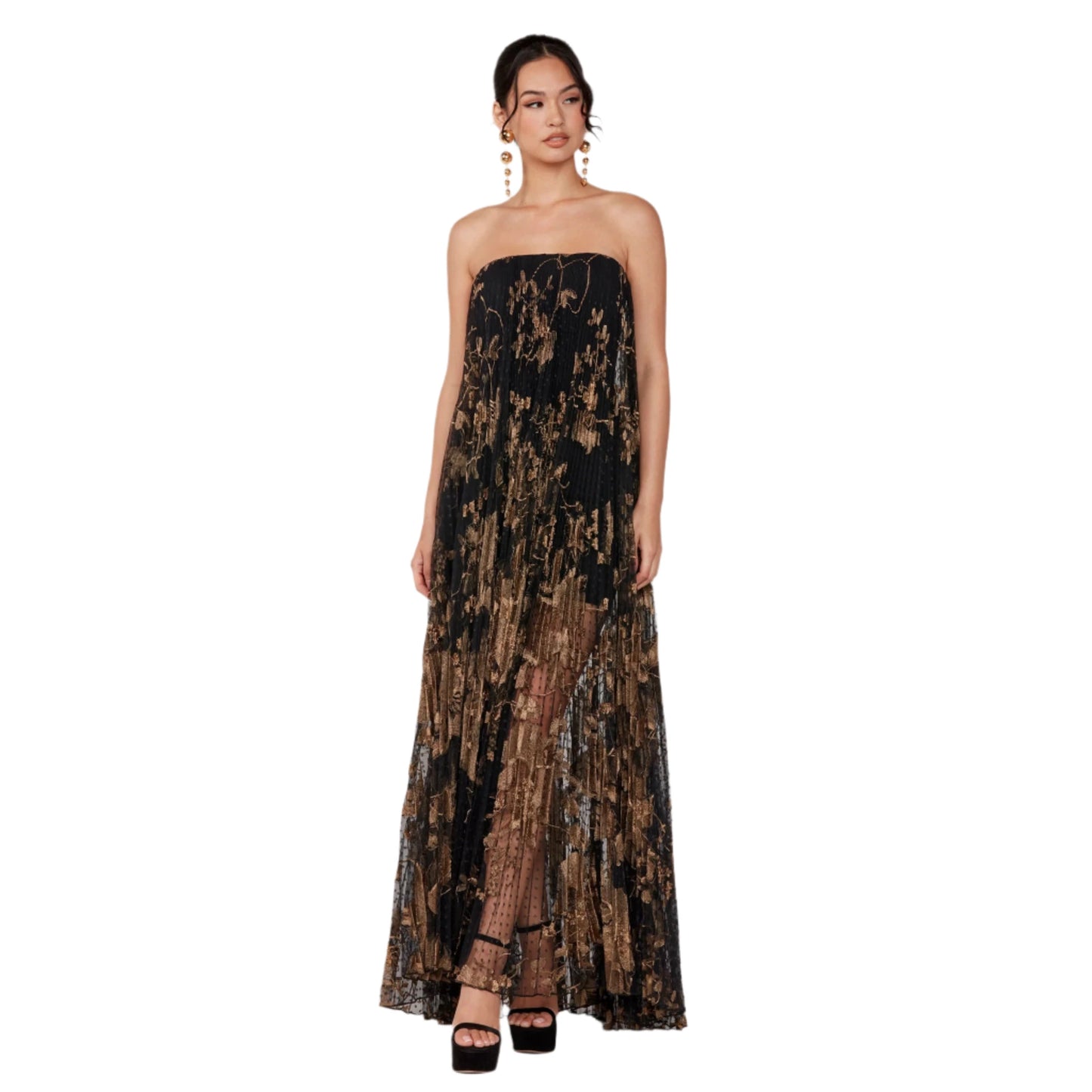 HEL Delphine Dress Black/Gold