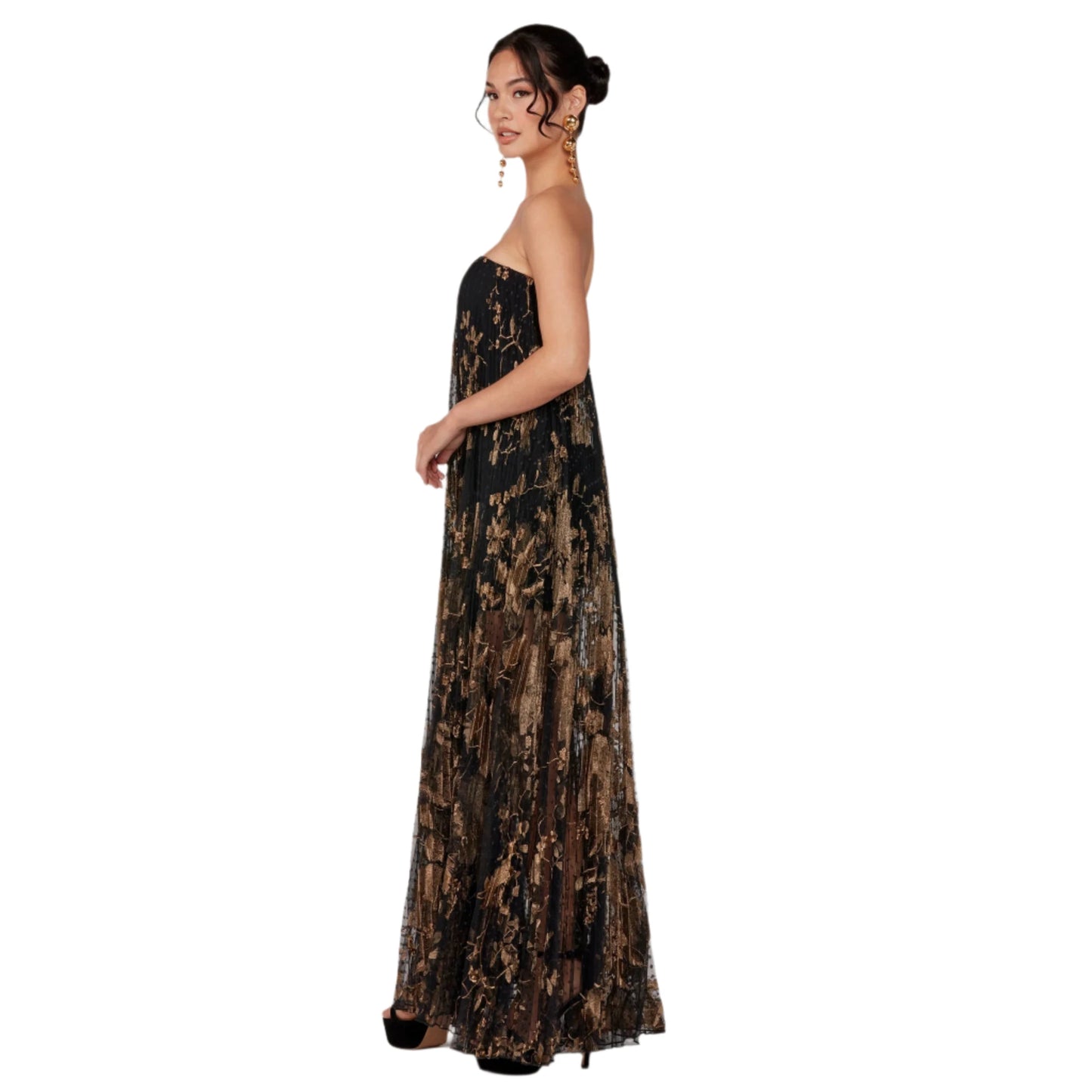 HEL Delphine Dress Black/Gold