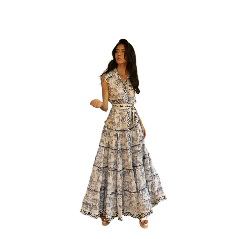 Georgina Dress - Blue