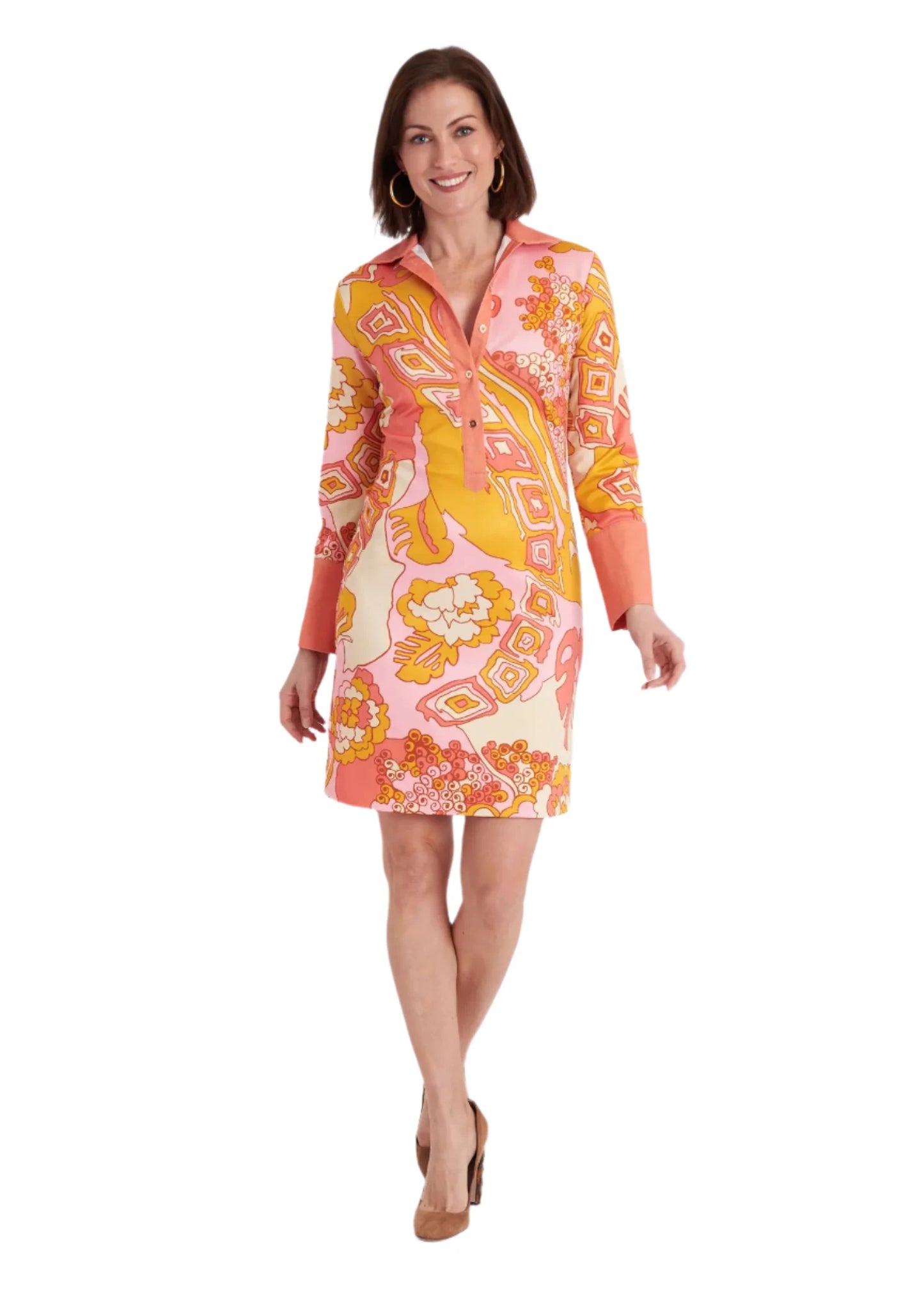 CKB Ivy Dress Whirlwind Marigold