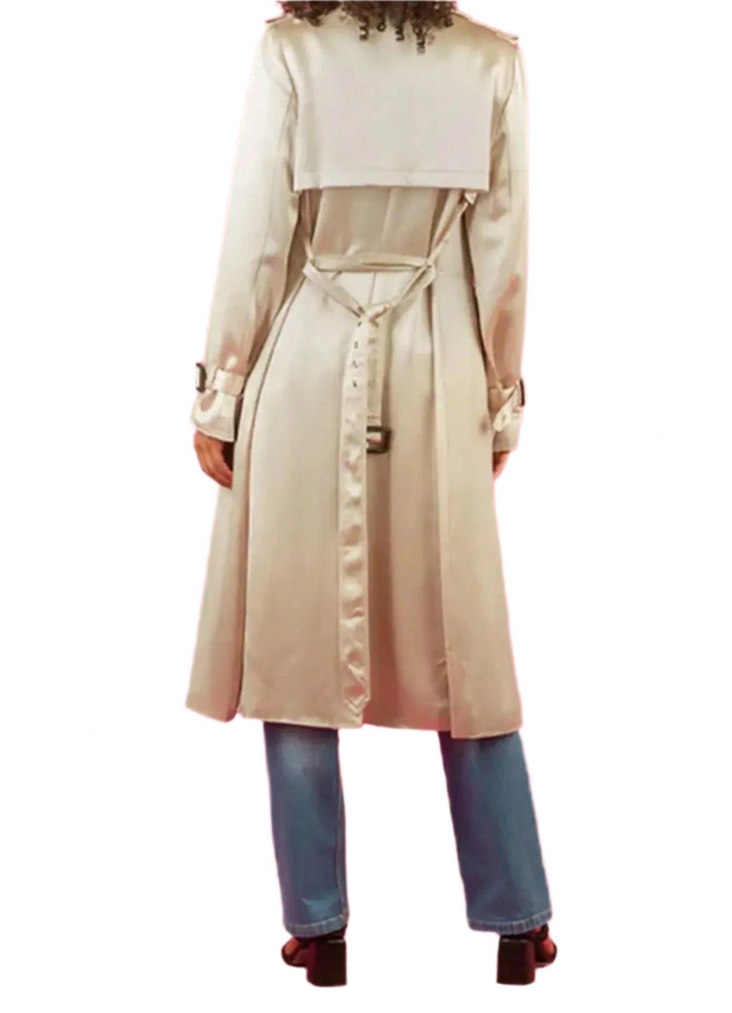 JLC SS23J2100A Trench Coat Champagne